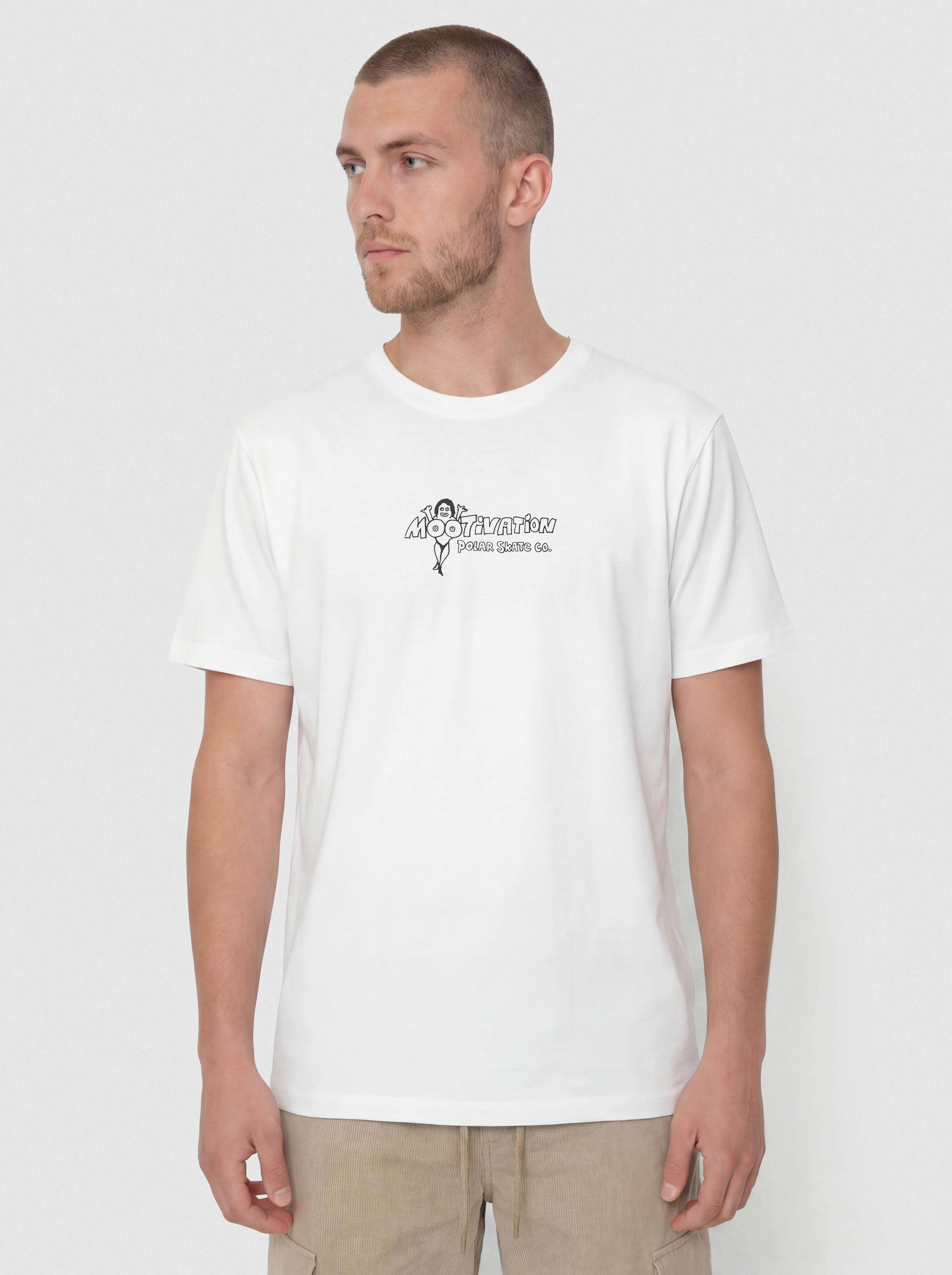 Polar Skate T-Shirt Band Mootivation (white)