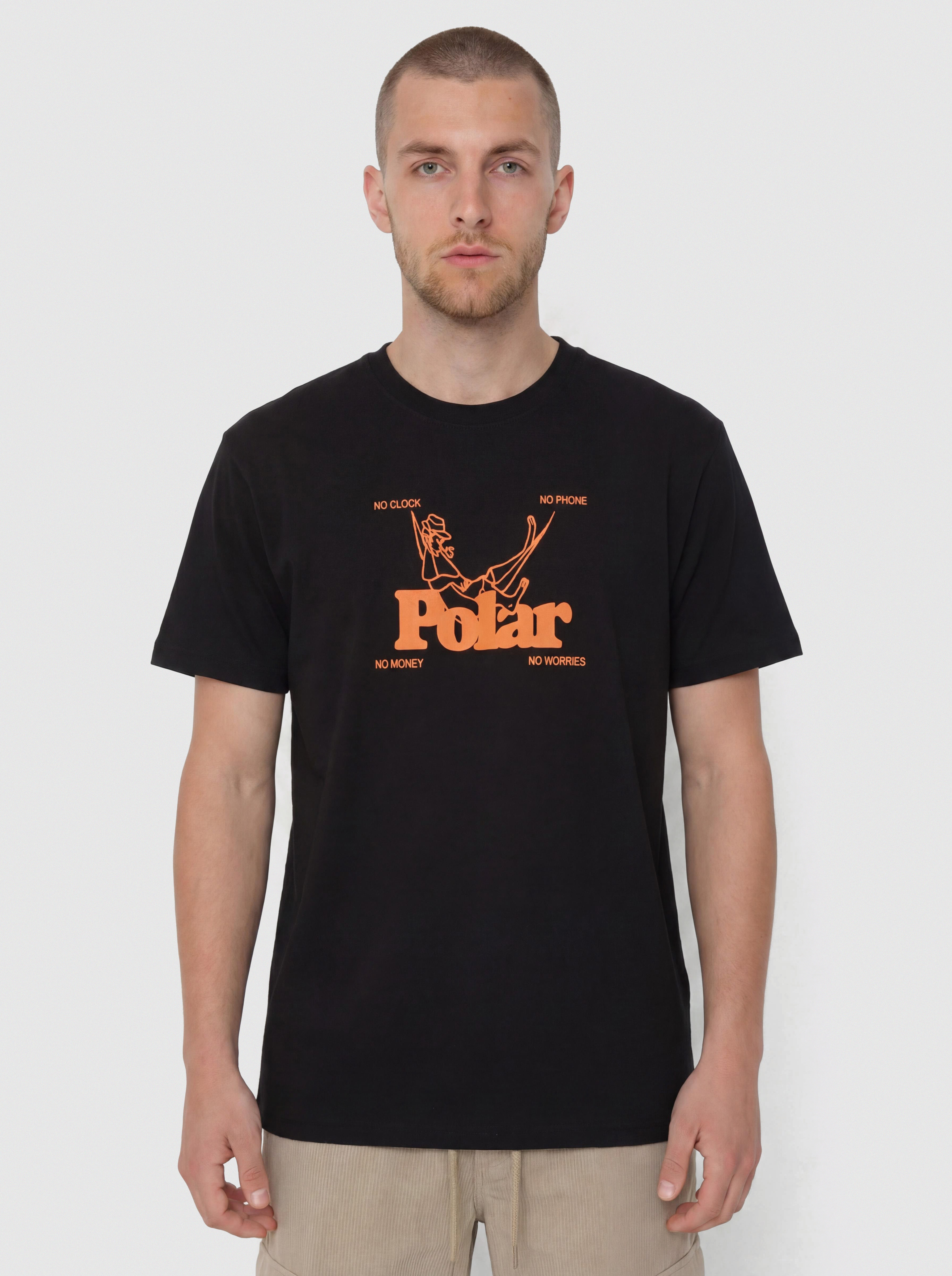 Polar Skate T-Shirt No Worries (black)