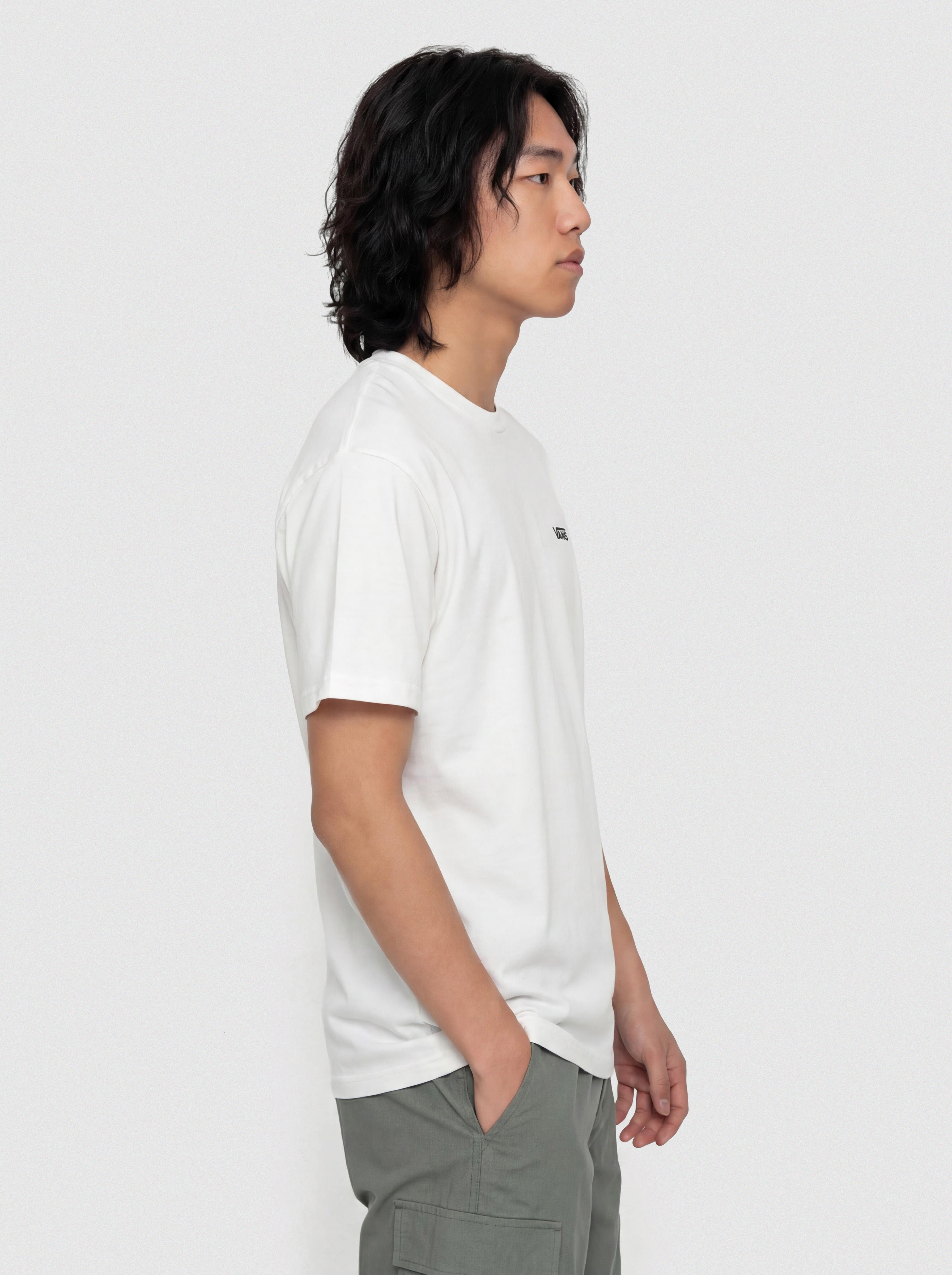 Vans T-Shirt Left Chest II Loose (white)