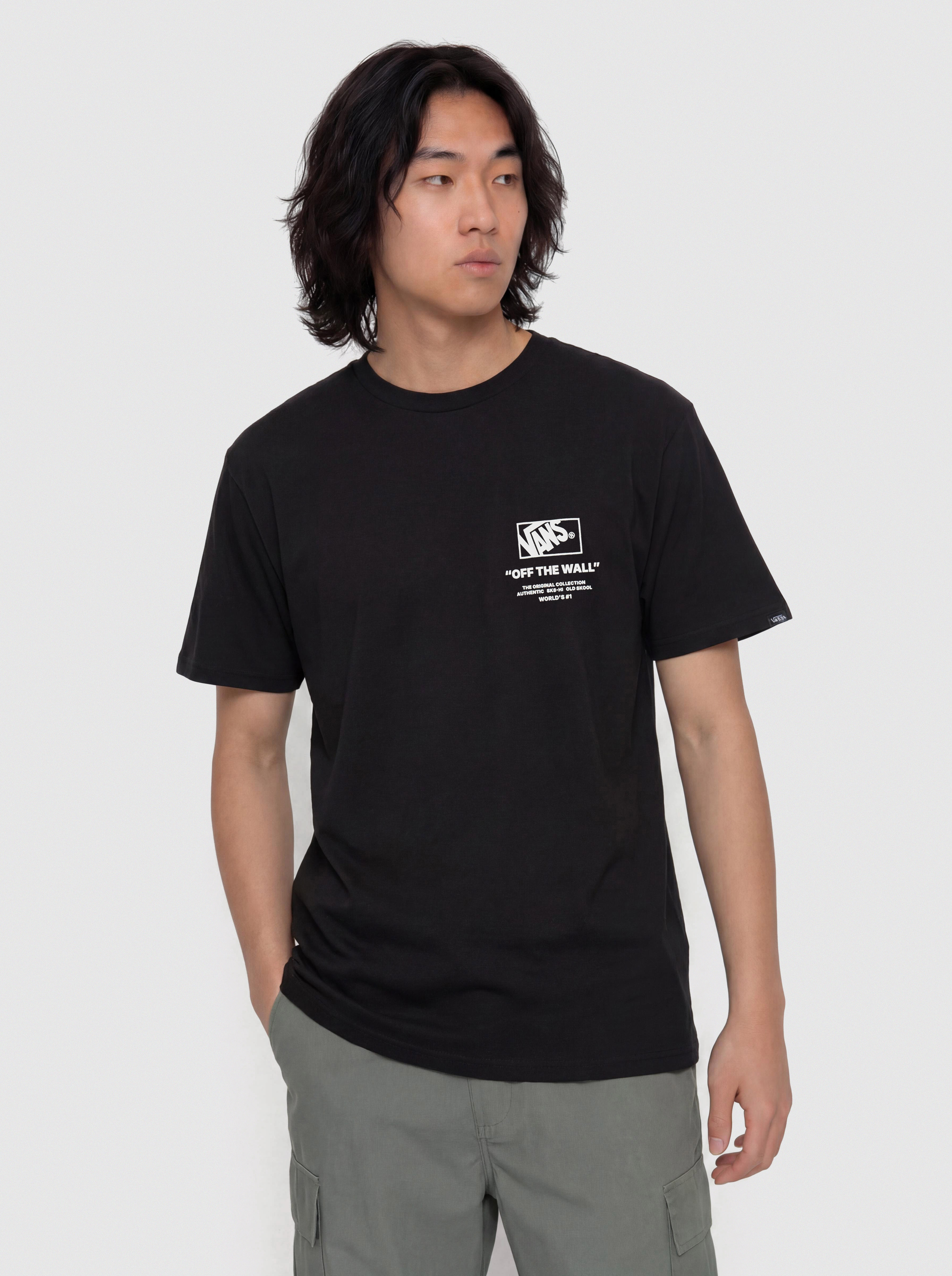 Vans T-Shirt Stacked Hi (black/white)
