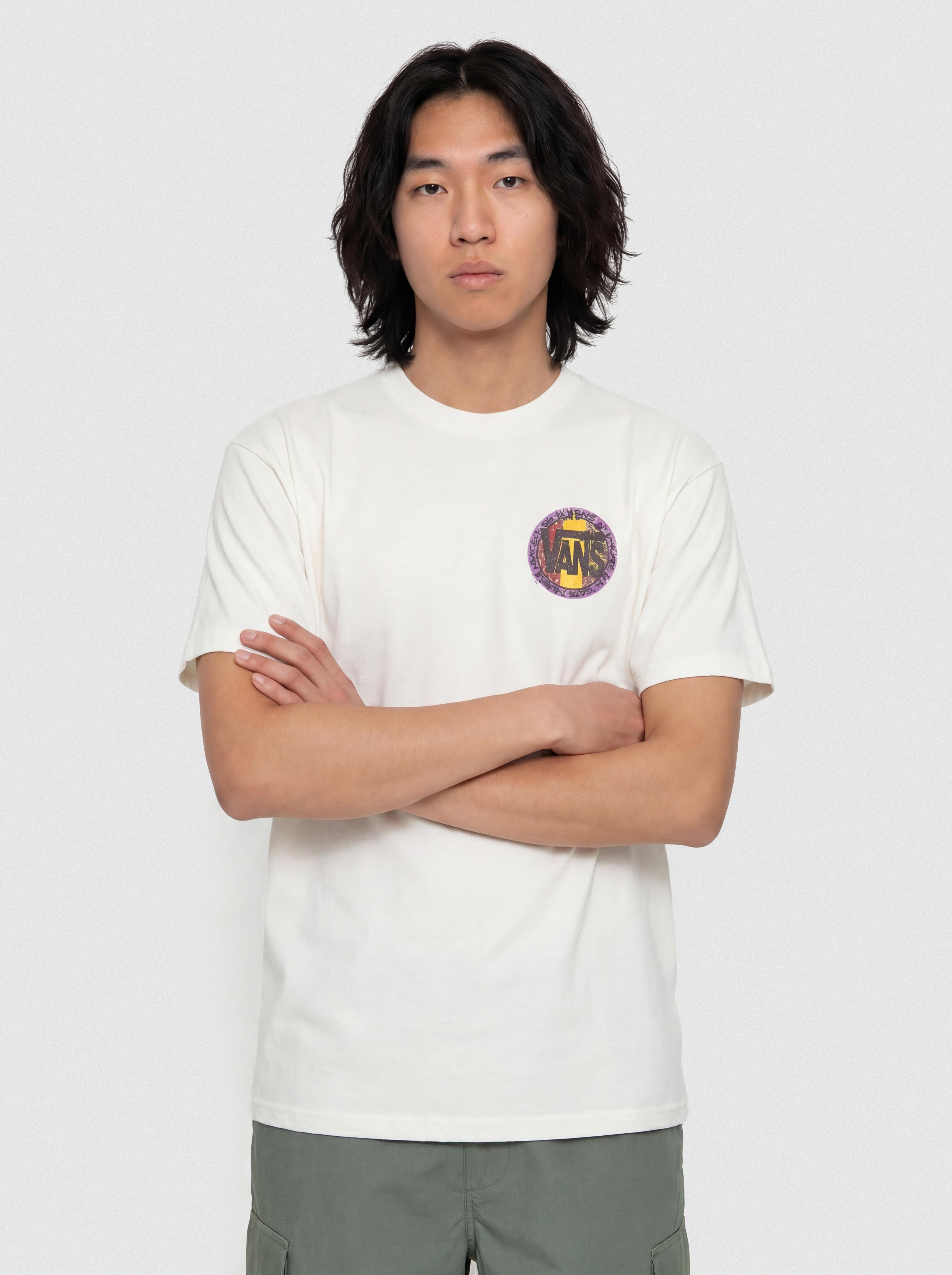 Vans T-Shirt Blotched Circle (marshmallow)