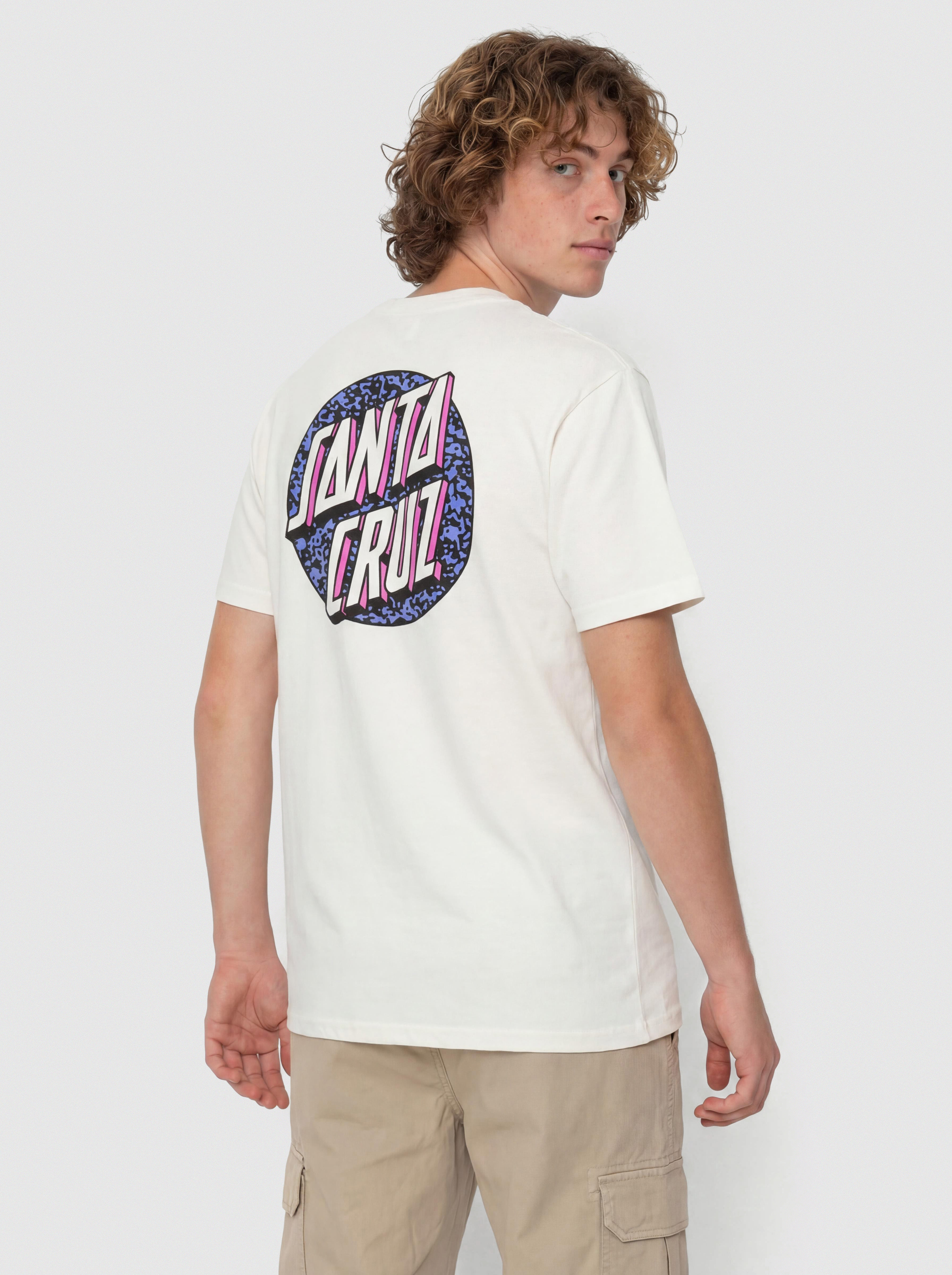 Santa Cruz Control Dot T-Shirt (unbleached cotton)