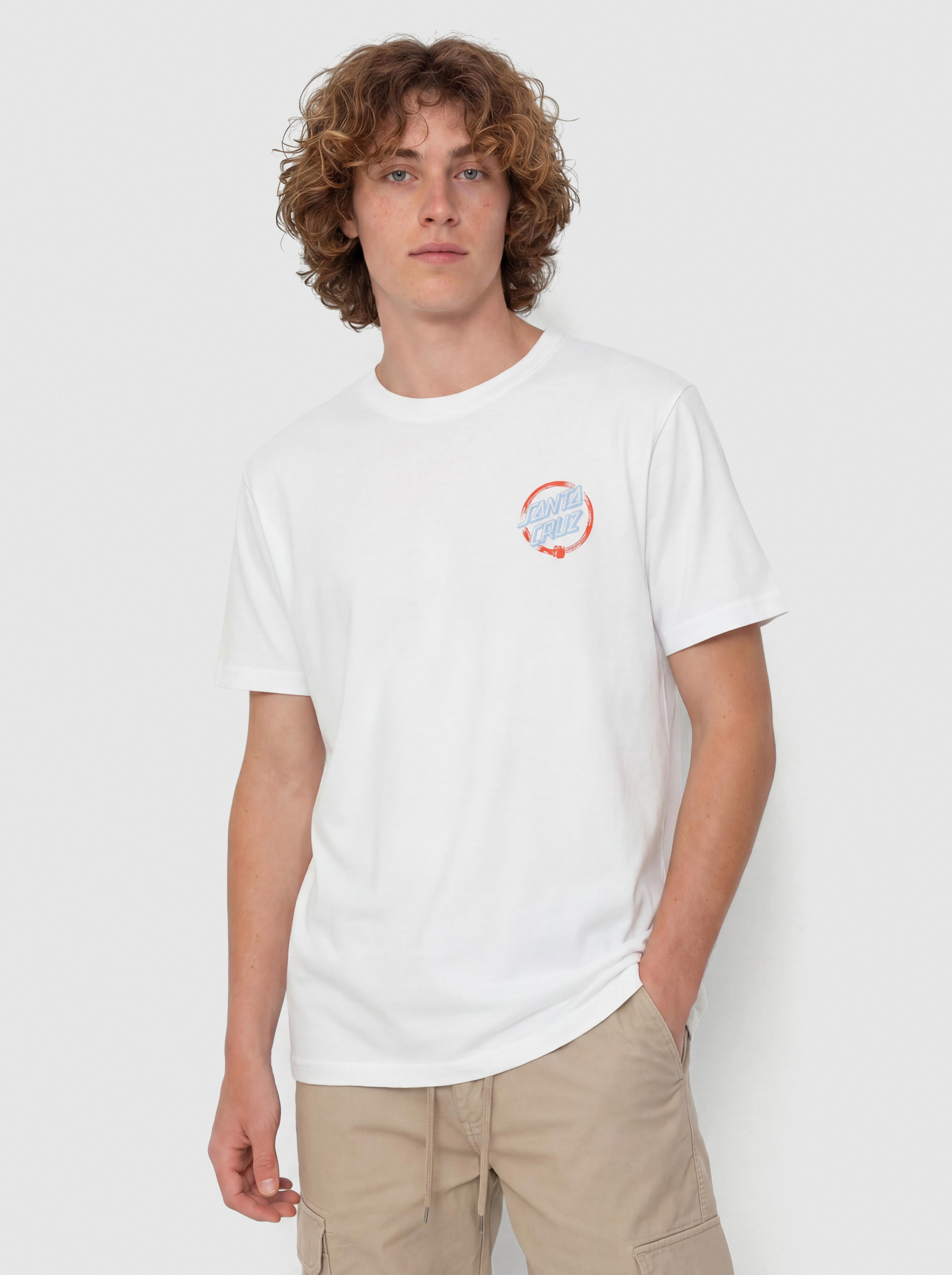 Santa Cruz Mako Dot T-Shirt (white)