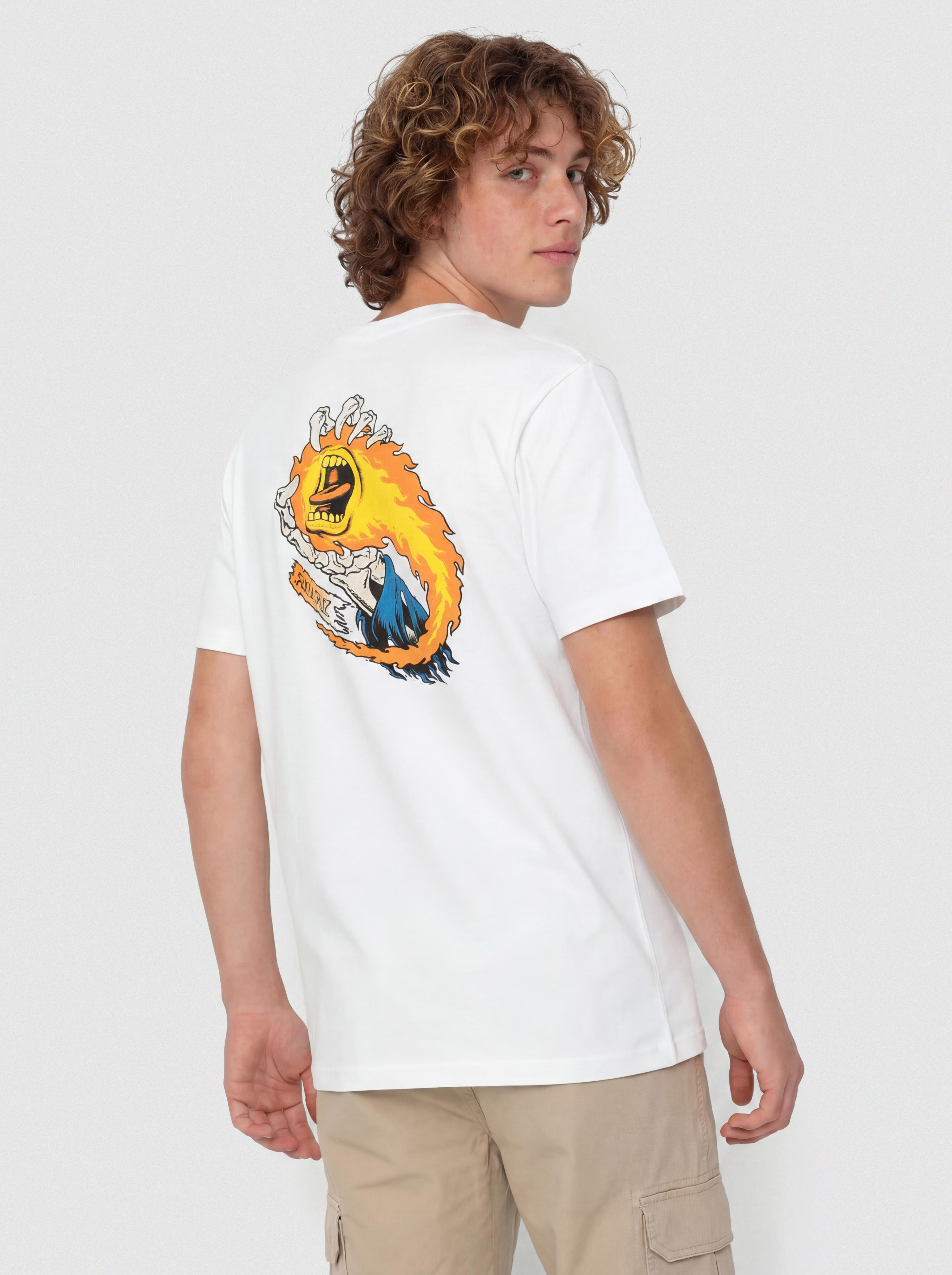 Santa Cruz T-Shirt O'Brien Scream Reaper - white (white)