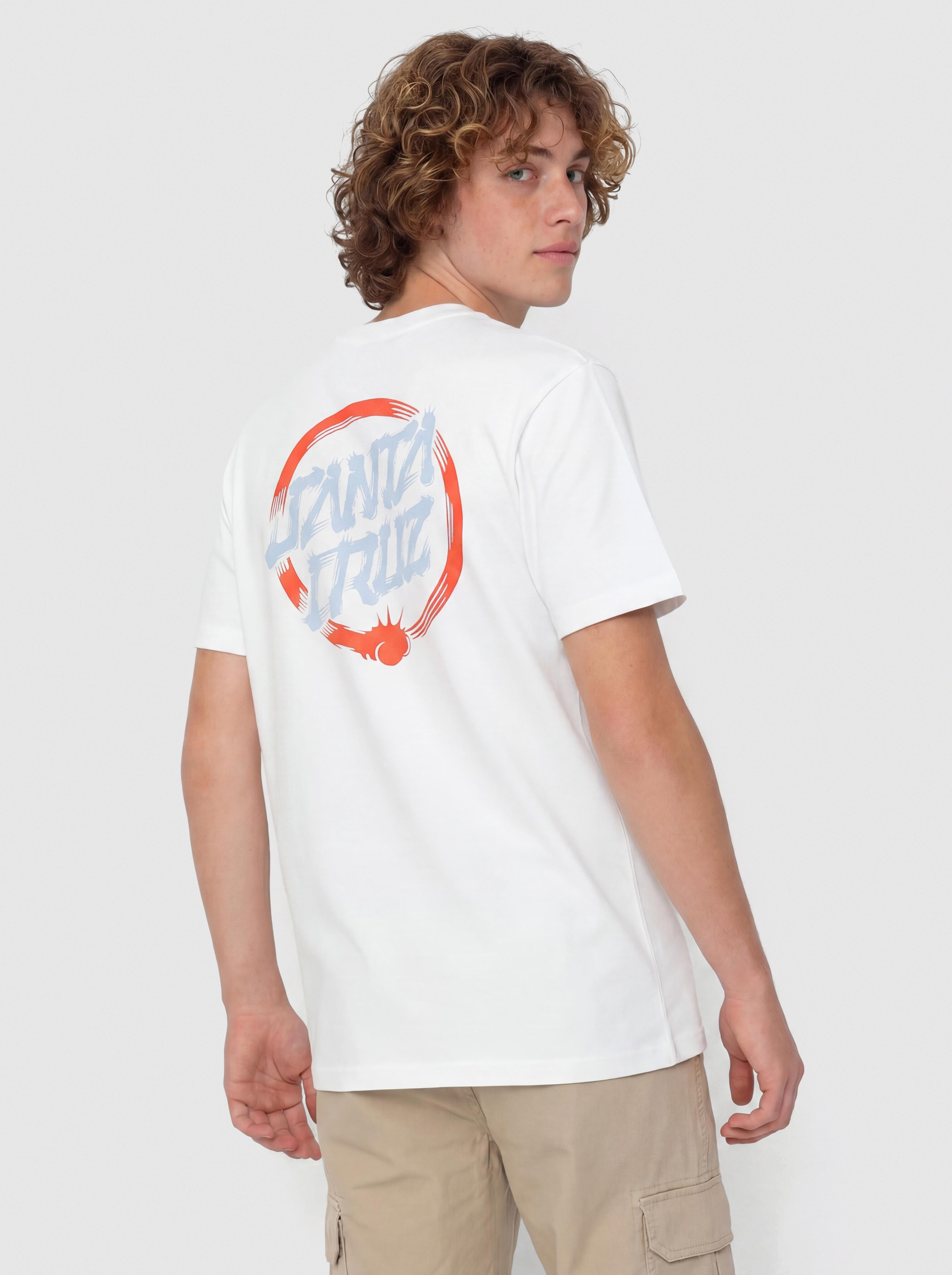Santa Cruz Mako Dot T-Shirt (white)