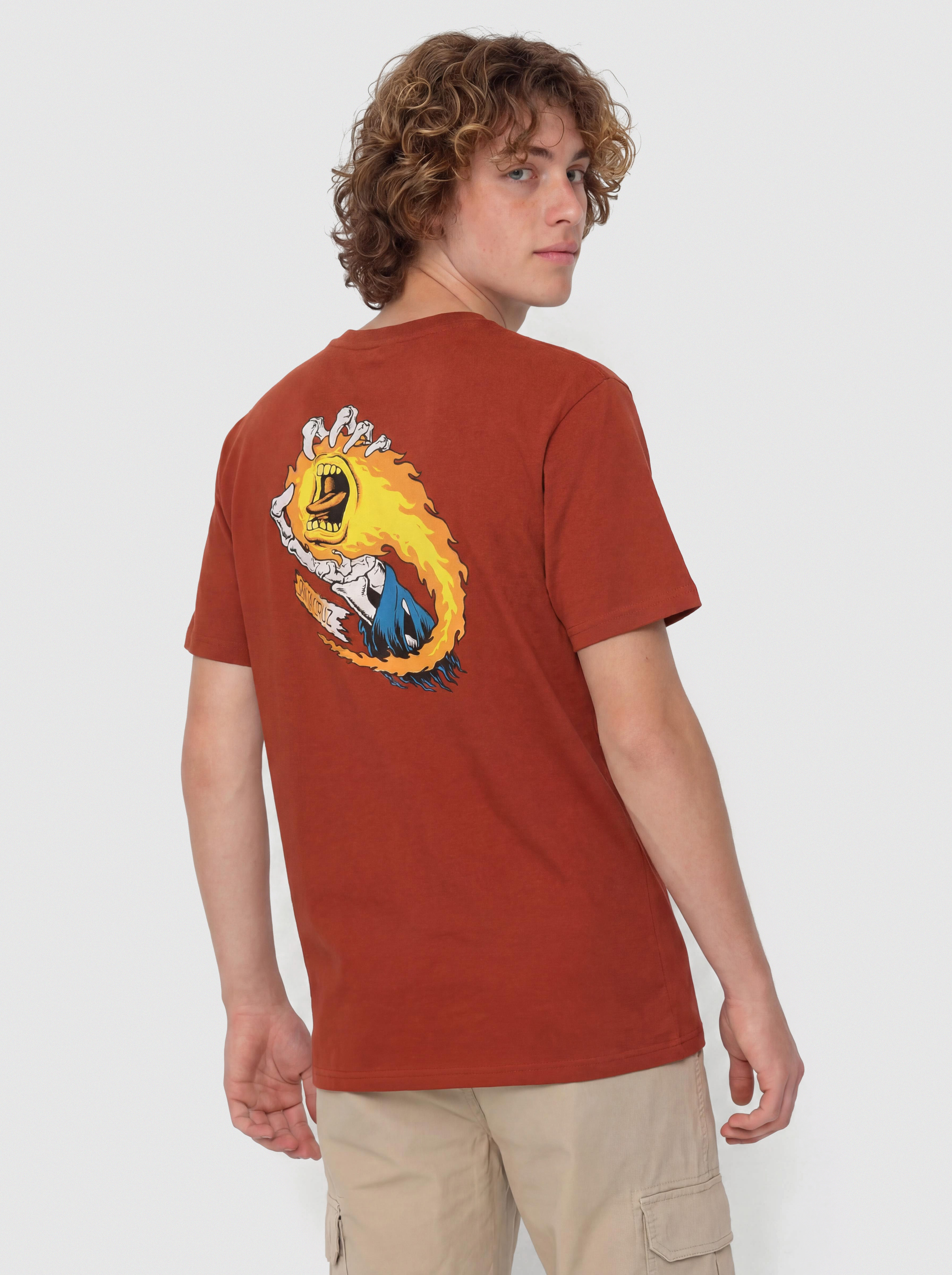 Santa Cruz T-Shirt O'Brien Scream Reaper (dark rust)