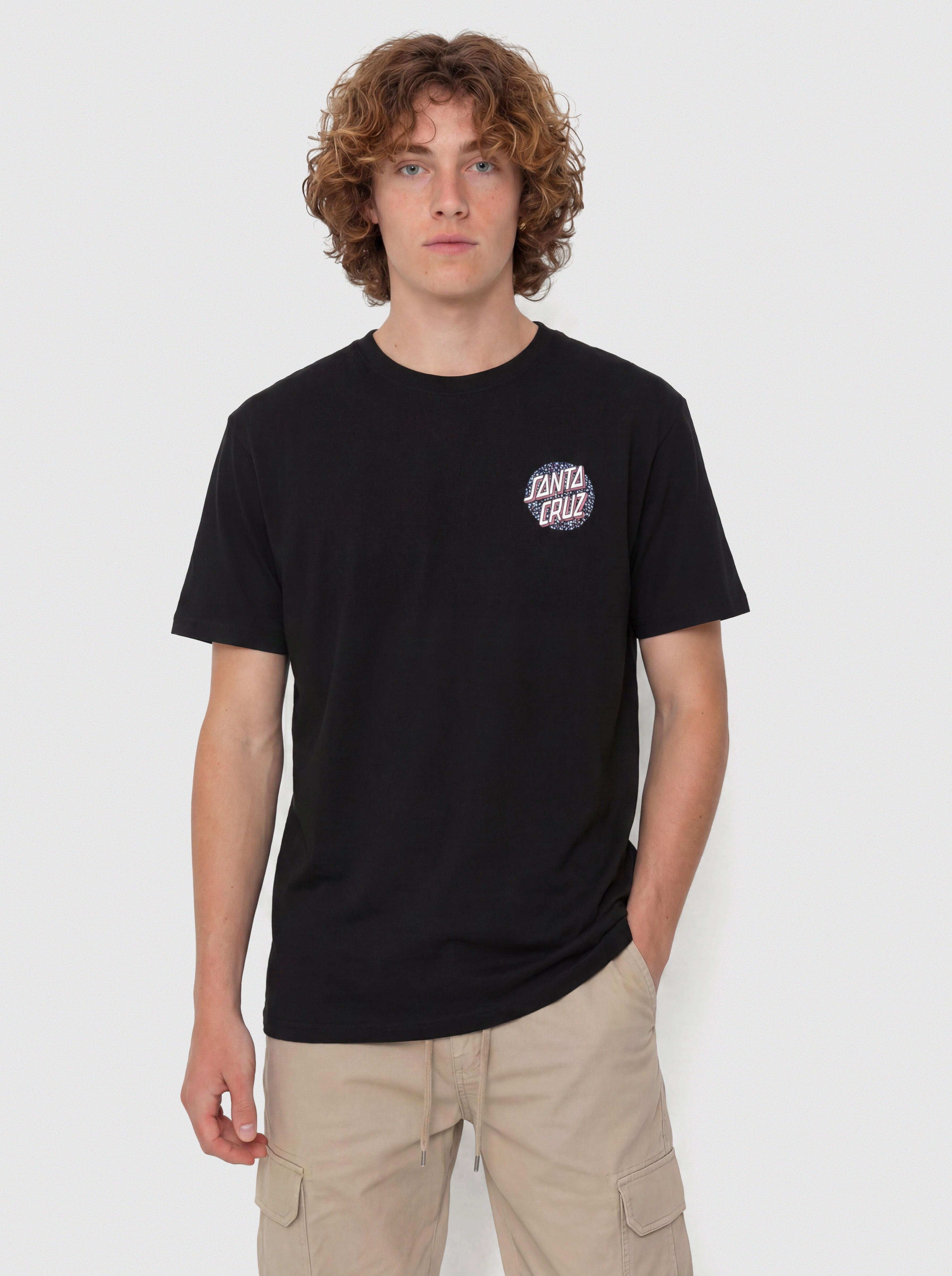 Santa Cruz Control Dot T-Shirt (black)