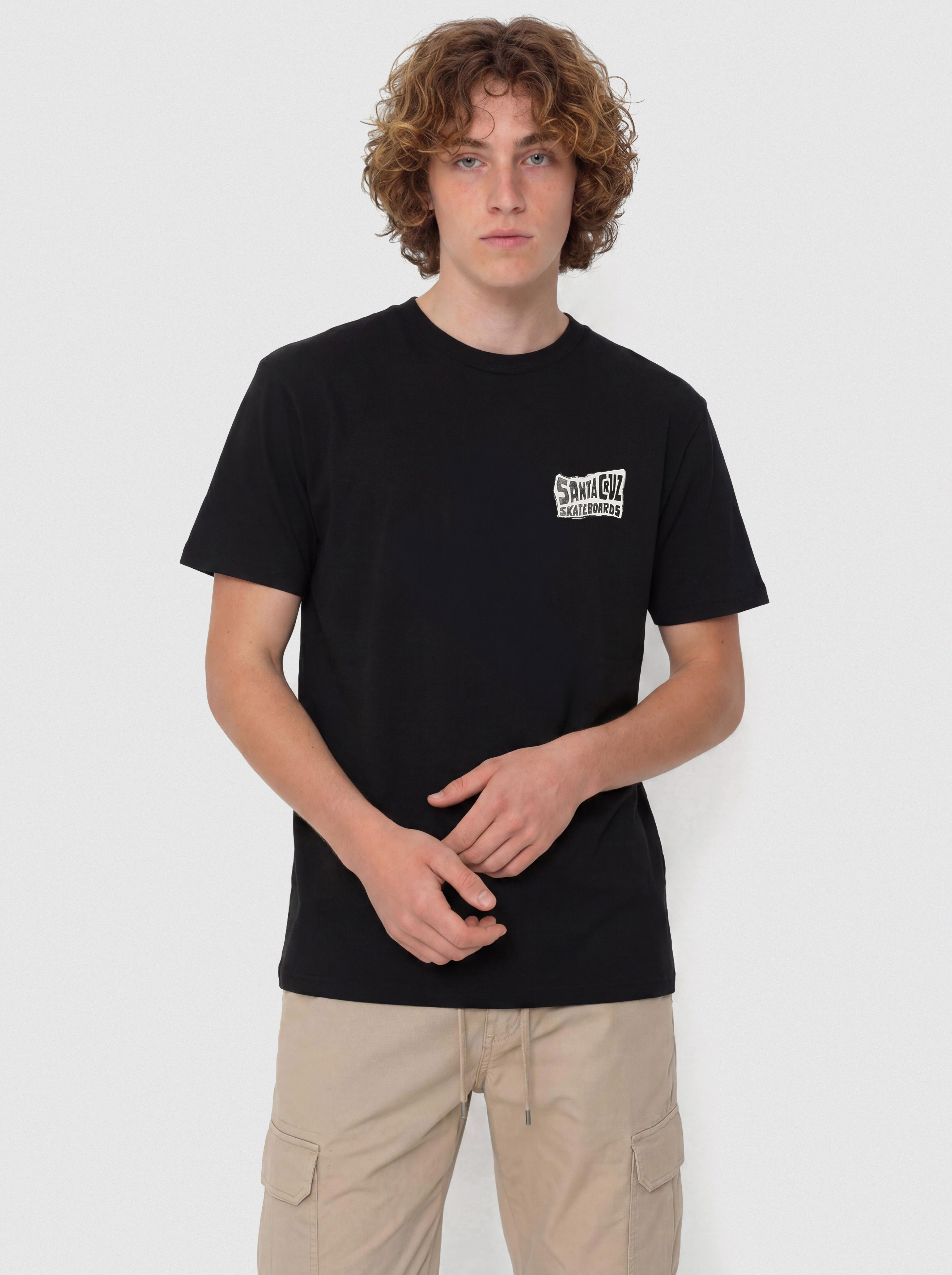 Santa Cruz Collage Hand T-Shirt (black)