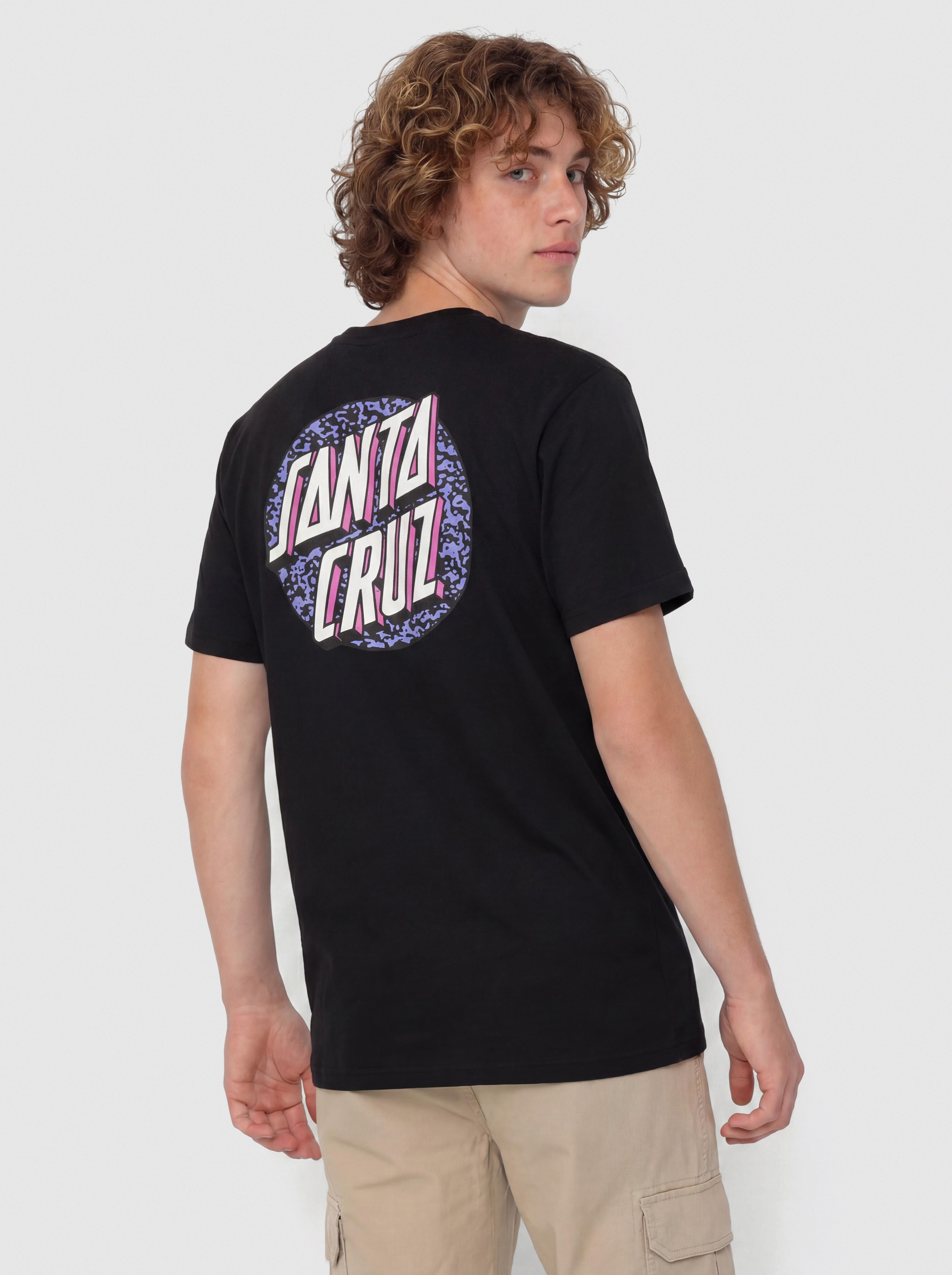 Santa Cruz Control Dot T-Shirt (black)