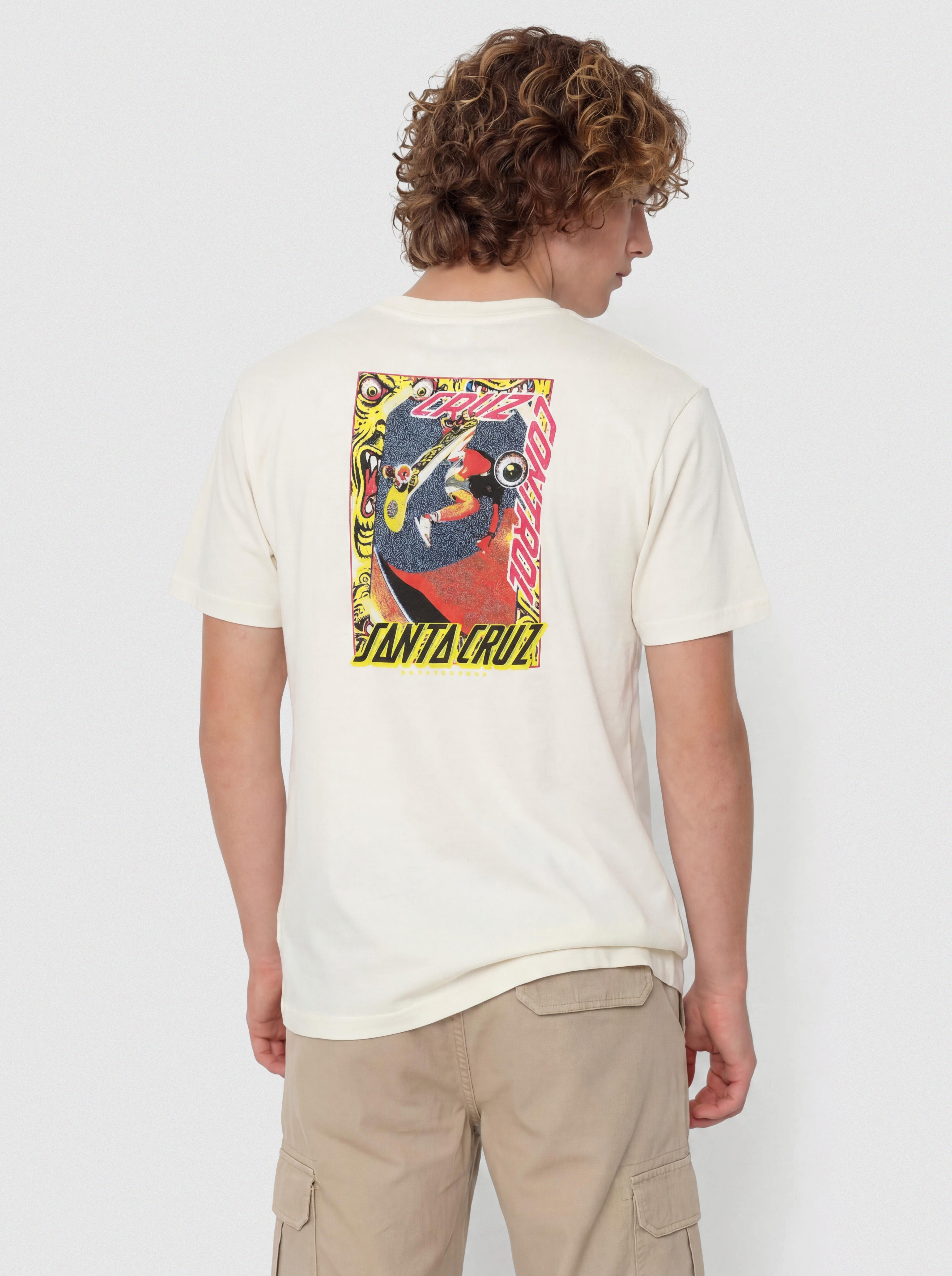Santa Cruz Roskopp Cruz Control T-Shirt (unbleached cotton)