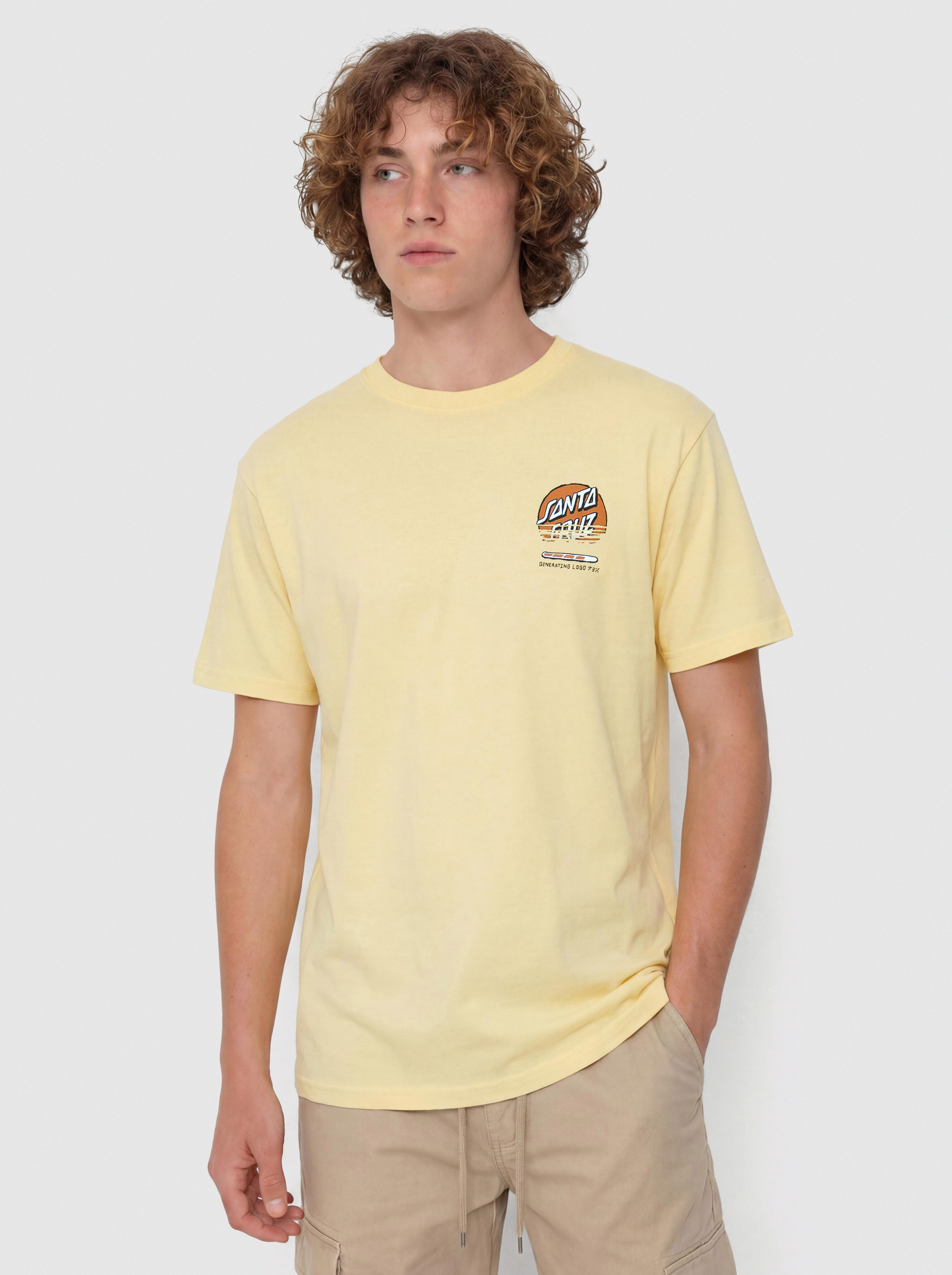 Santa Cruz Self Destruct T-Shirt (custard)
