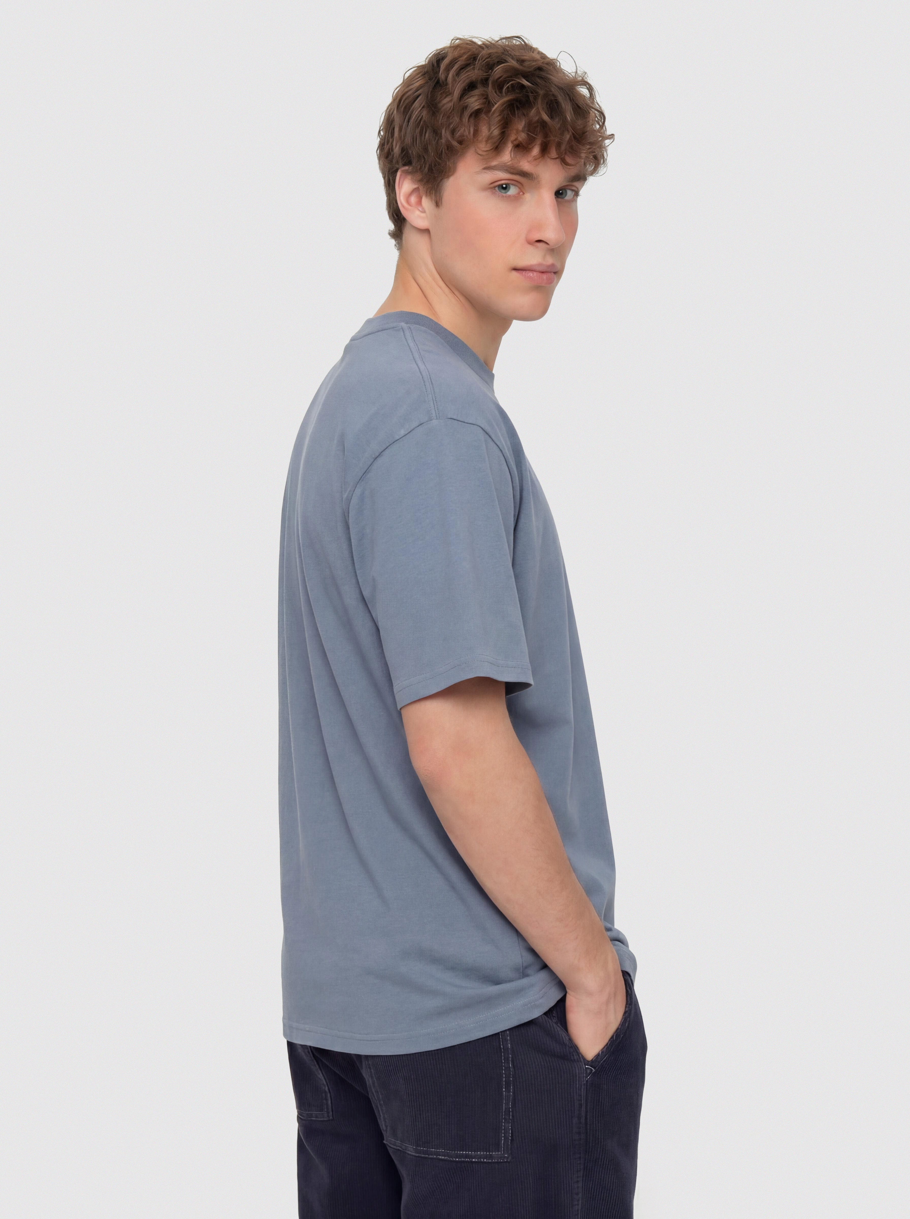 Carhartt WIP Madison T-Shirt (shady blue/white)