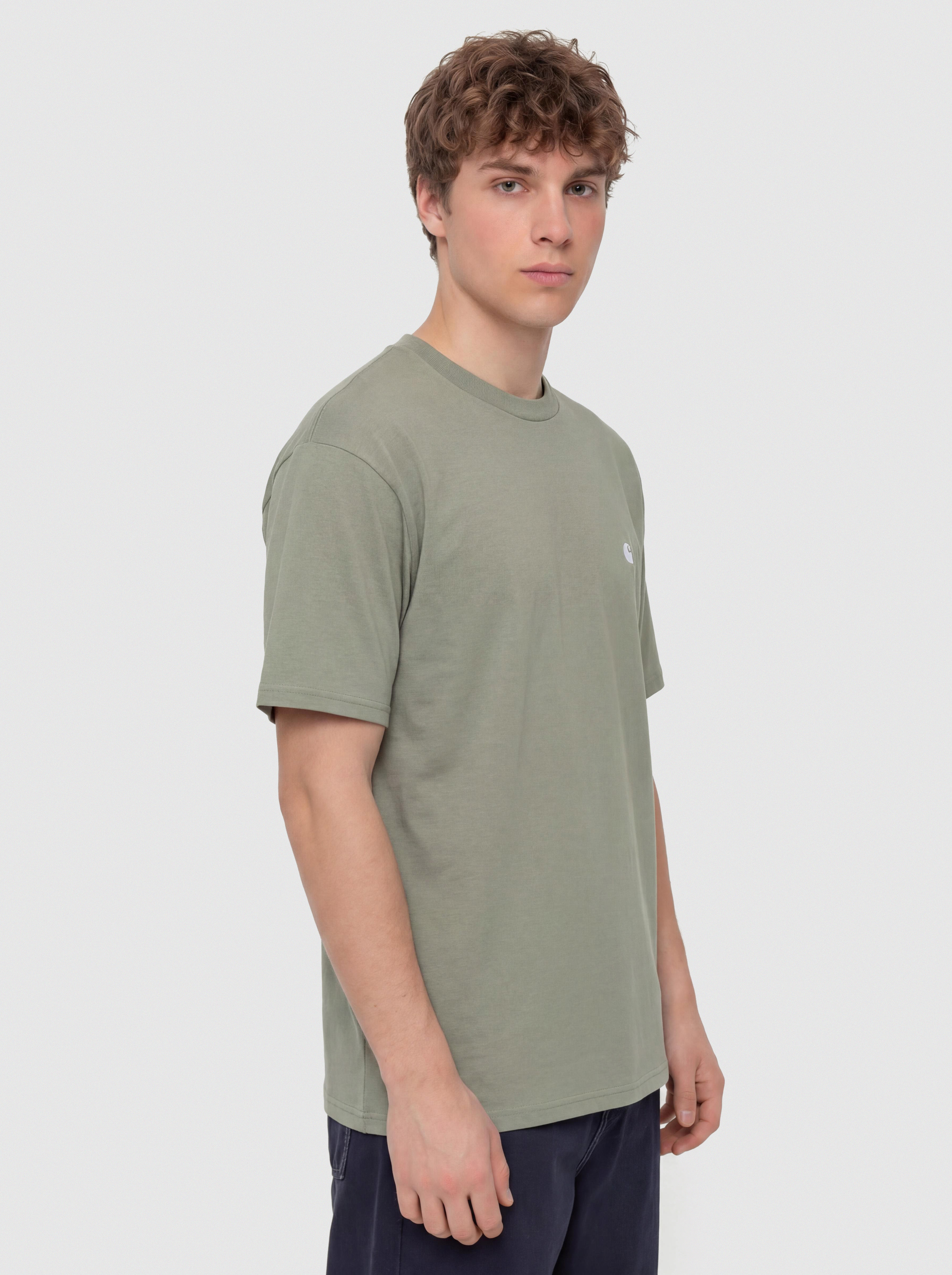Carhartt WIP Madison T-Shirt (shady green/white)