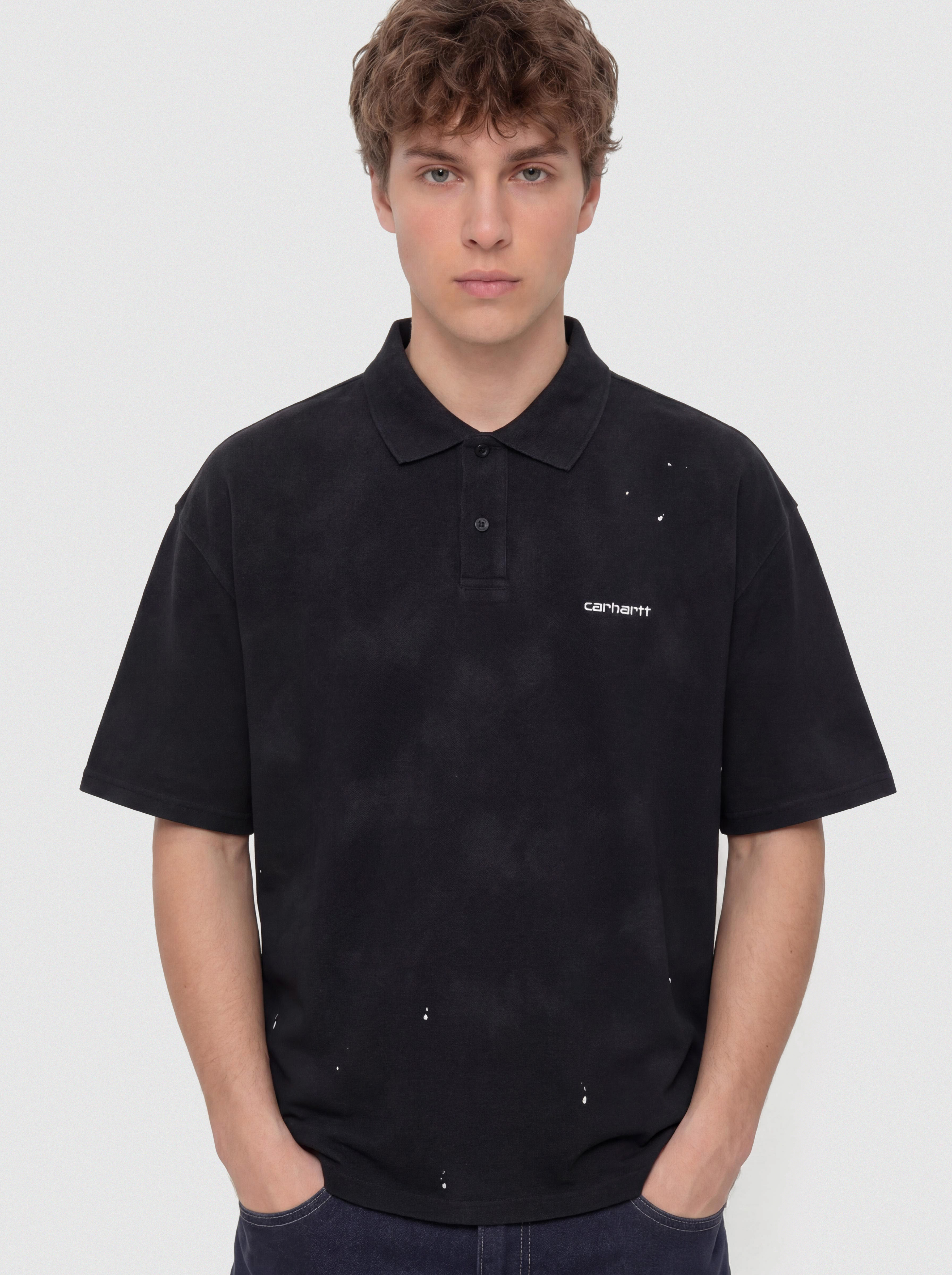 Carhartt WIP Painter Polo T-Shirt (black)