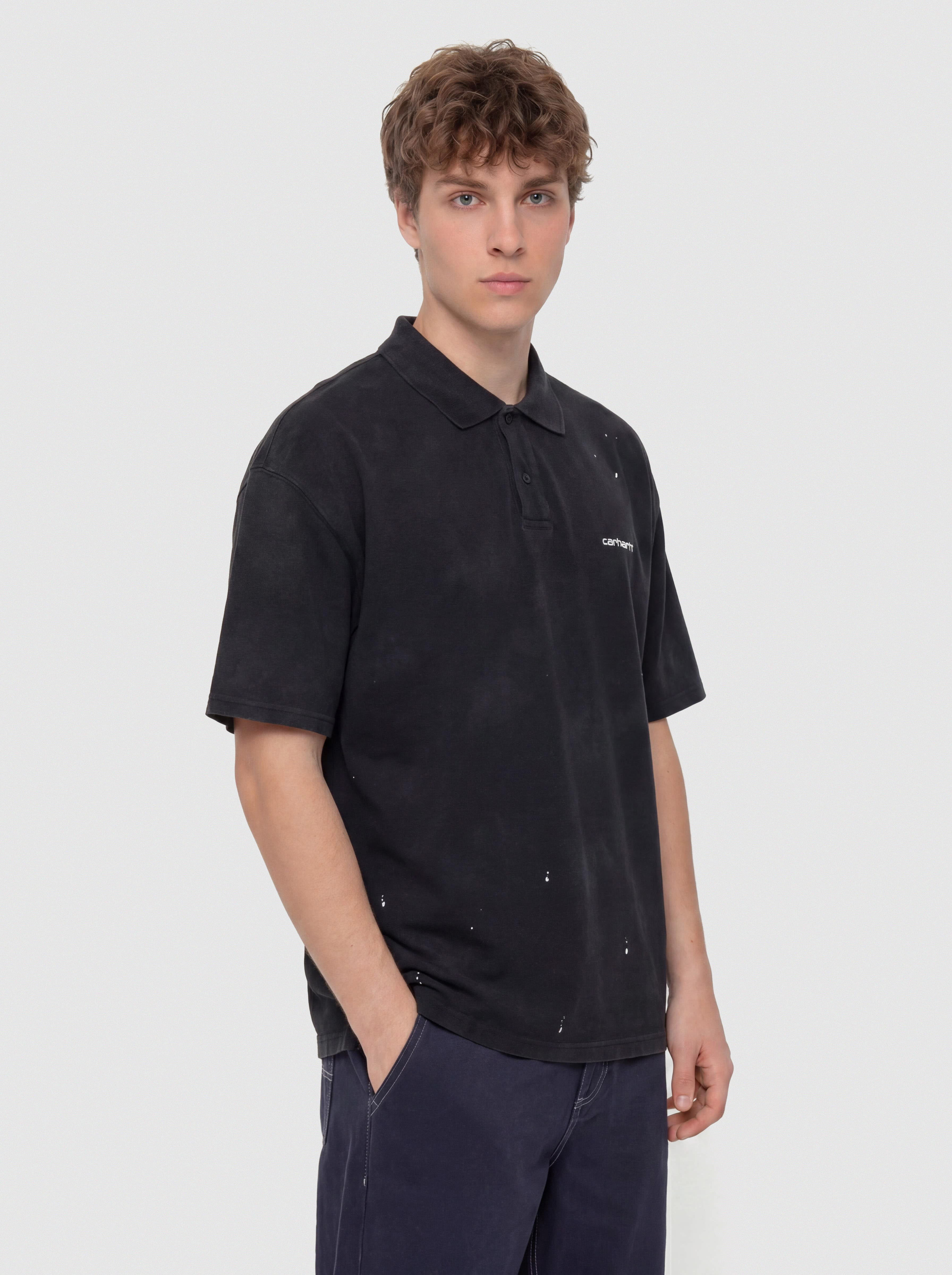 Carhartt WIP Painter Polo T-Shirt (black)