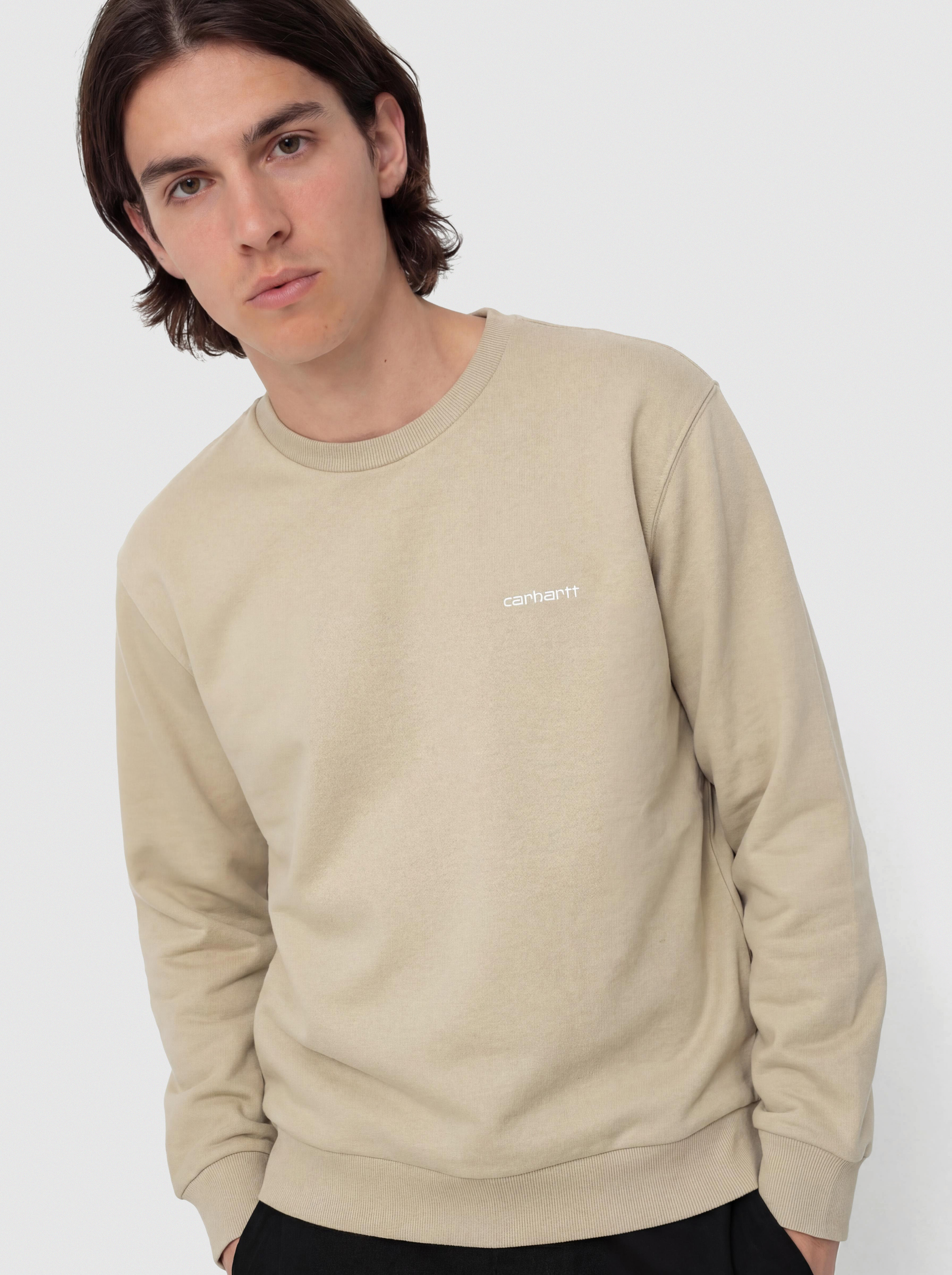 Carhartt WIP Sweatshirt Script Embroidery (barchan/white)