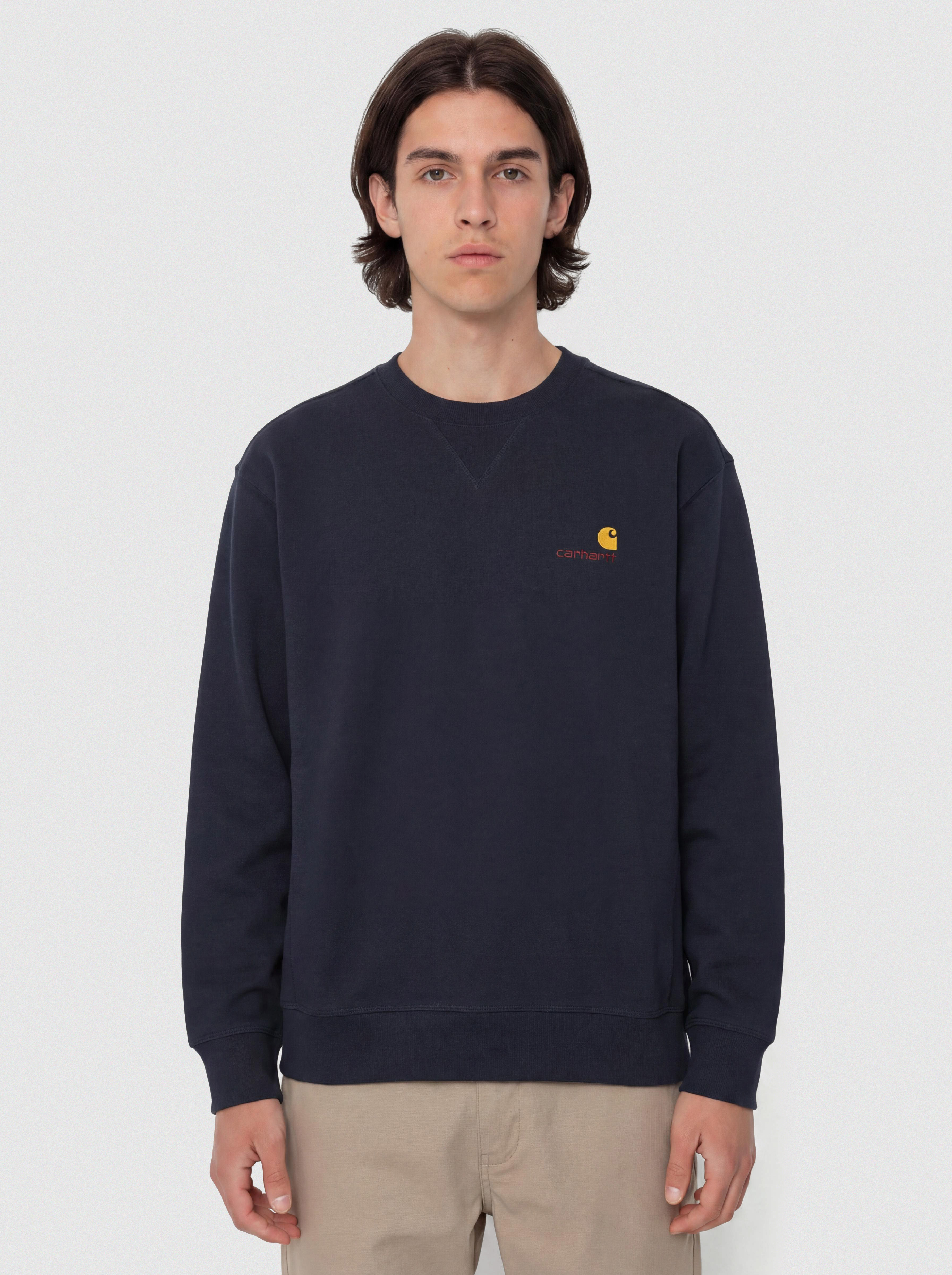 Carhartt WIP Sweatshirt American Script (deep night)