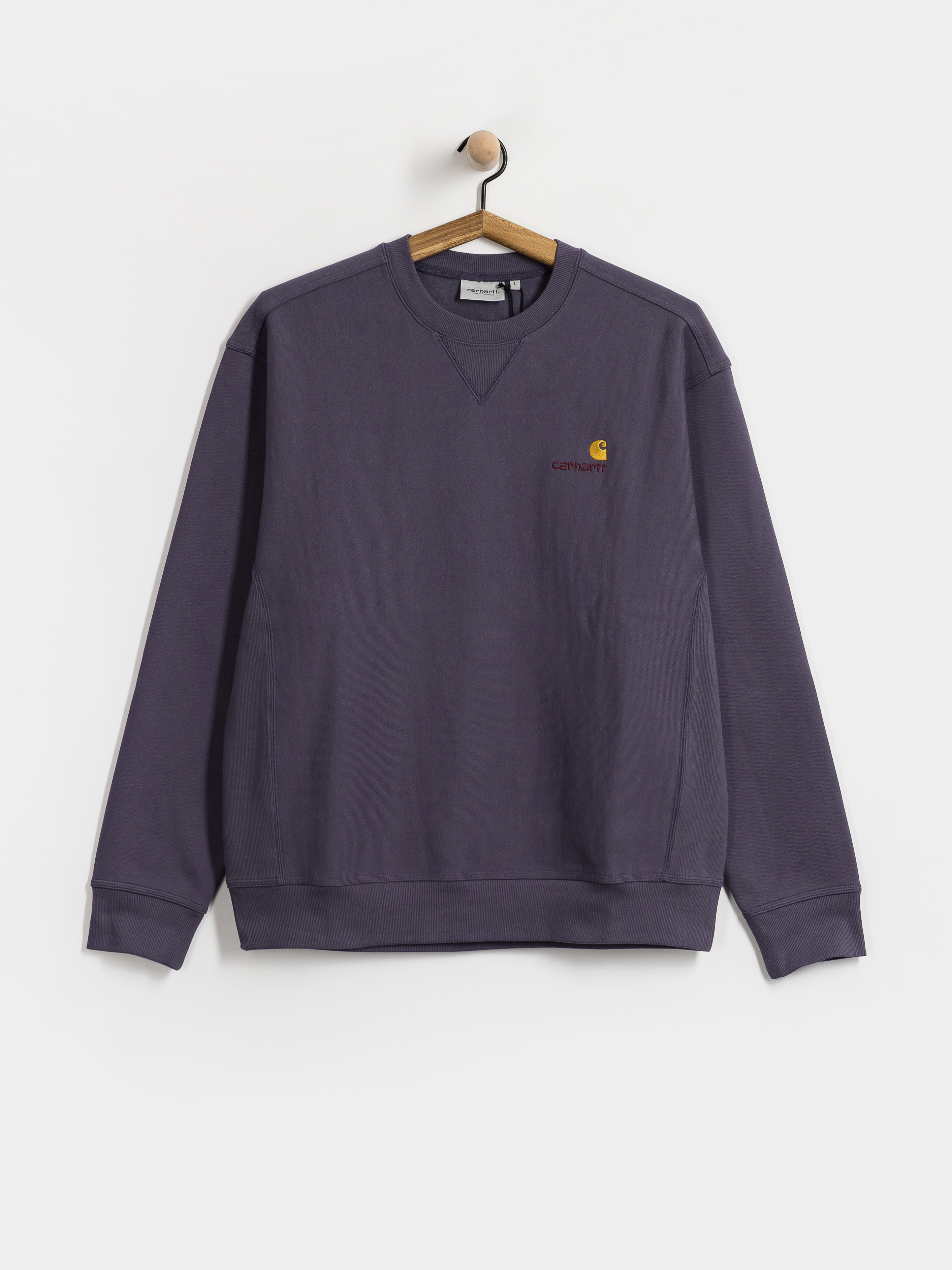 Carhartt WIP American Script Sweatshirt (shady purple)