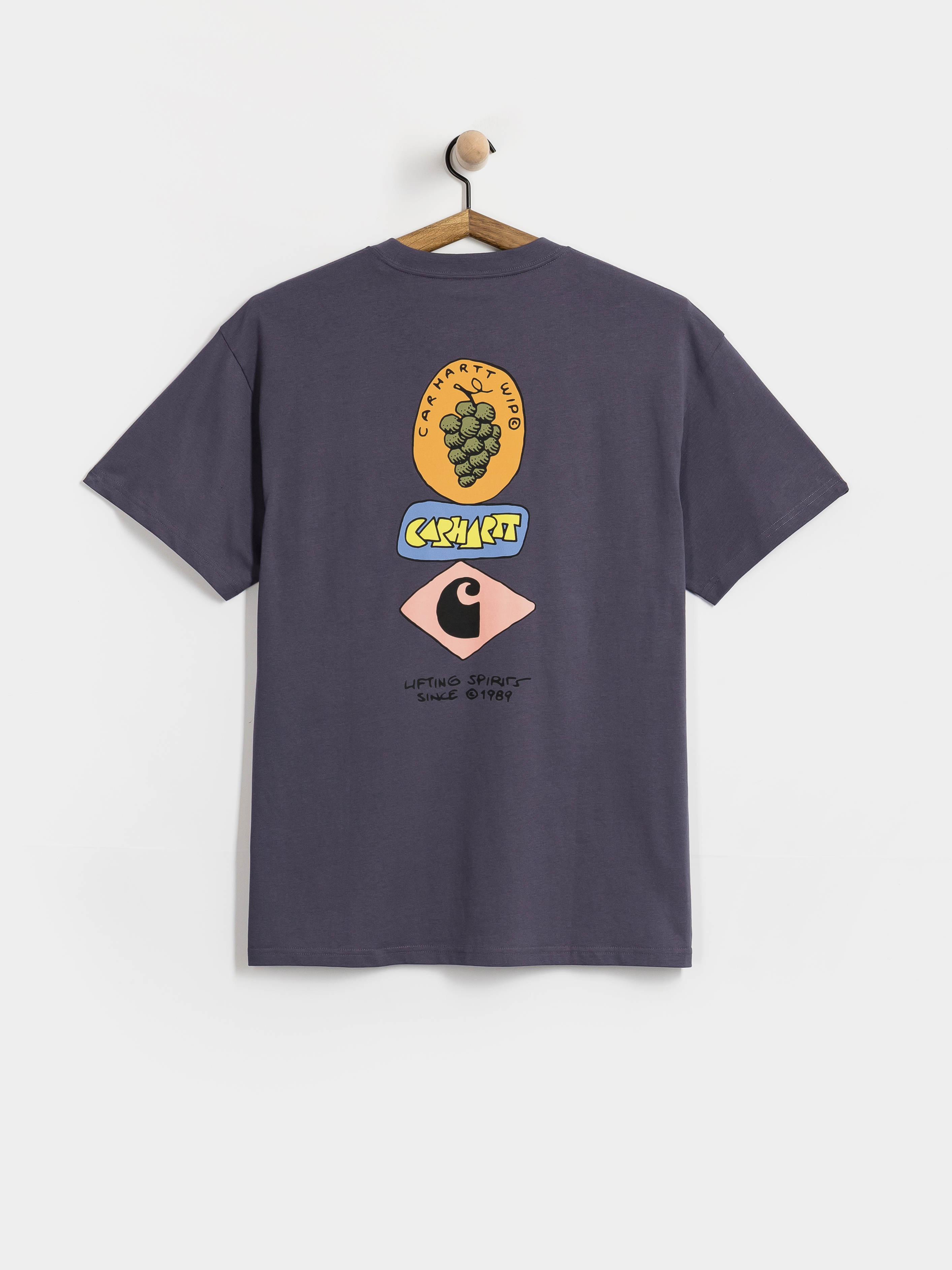 Carhartt WIP T-Shirt Stacked Grapes (shady purple)