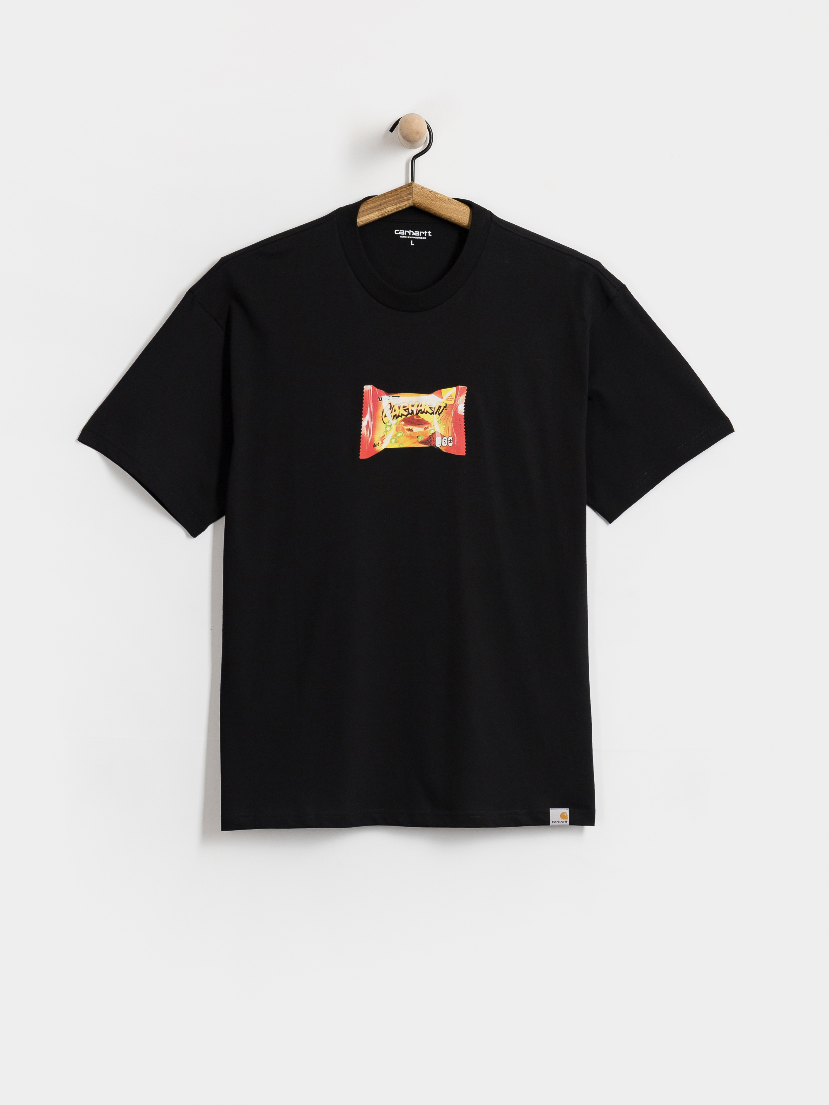 Carhartt WIP T-Shirt Road Side Snack (black)