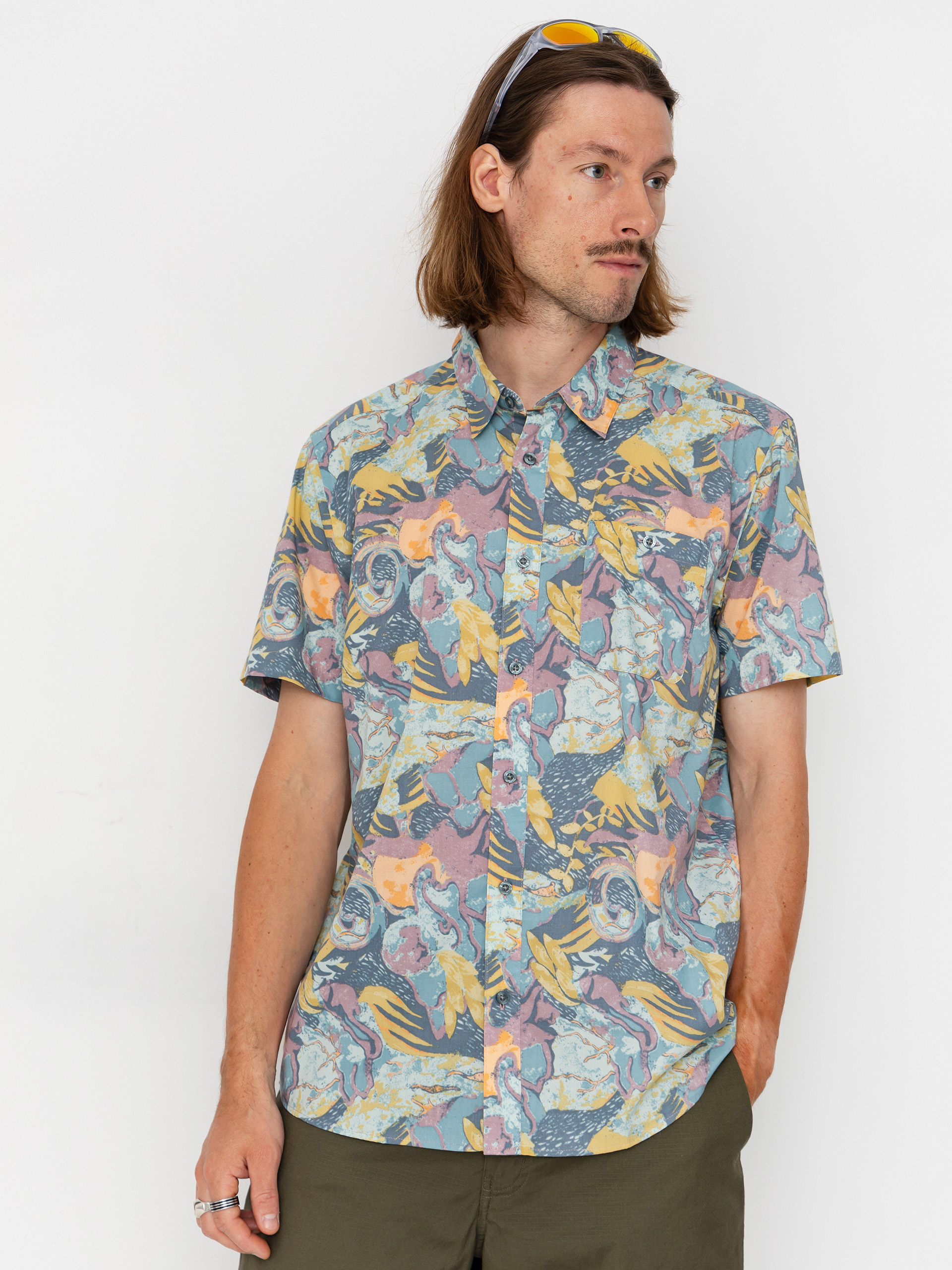 Patagonia Hemd Go To (moon tripper/blue sage)