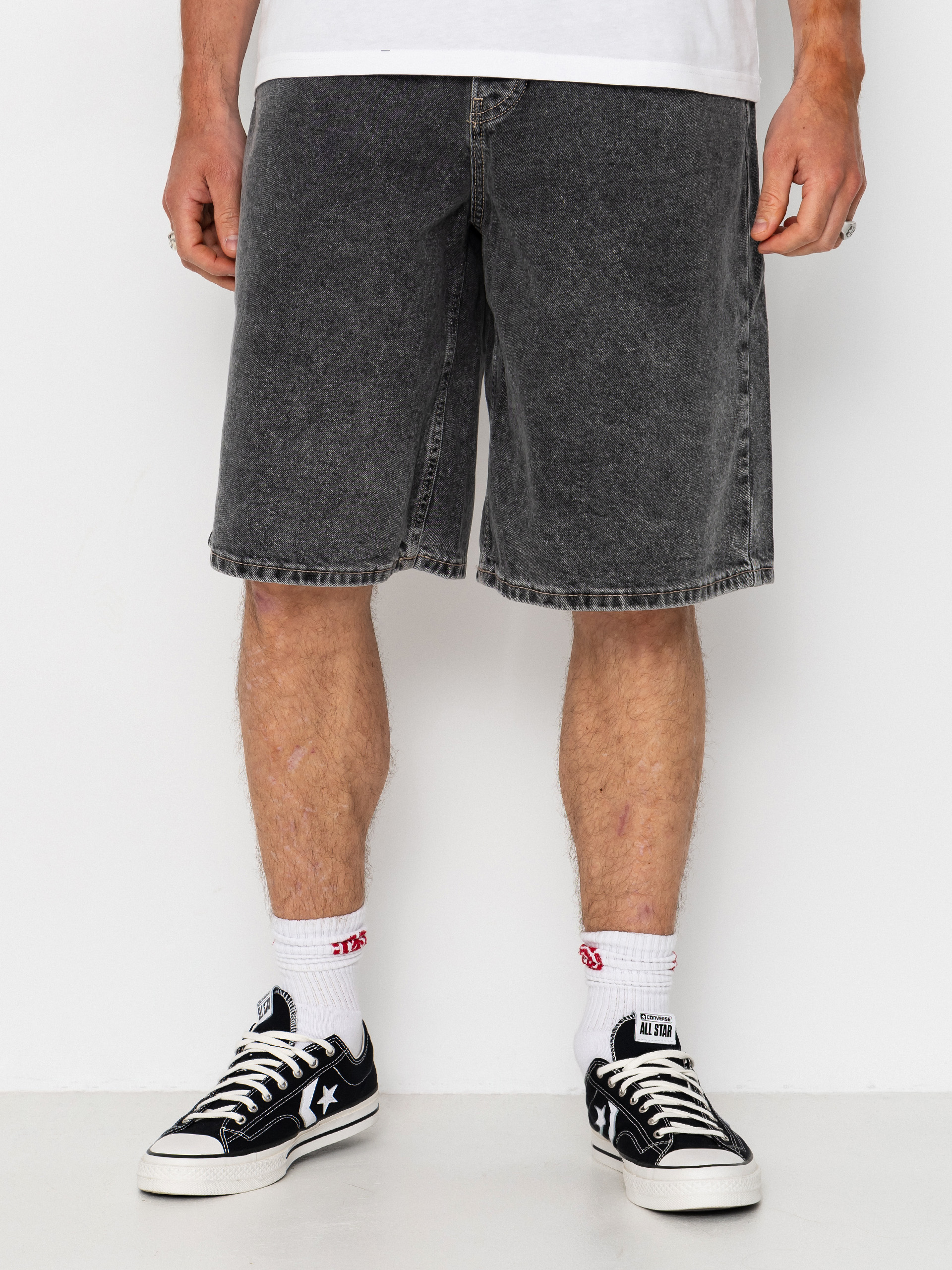 Element Big 5 Denim Wk Shorts (mid grey tint)