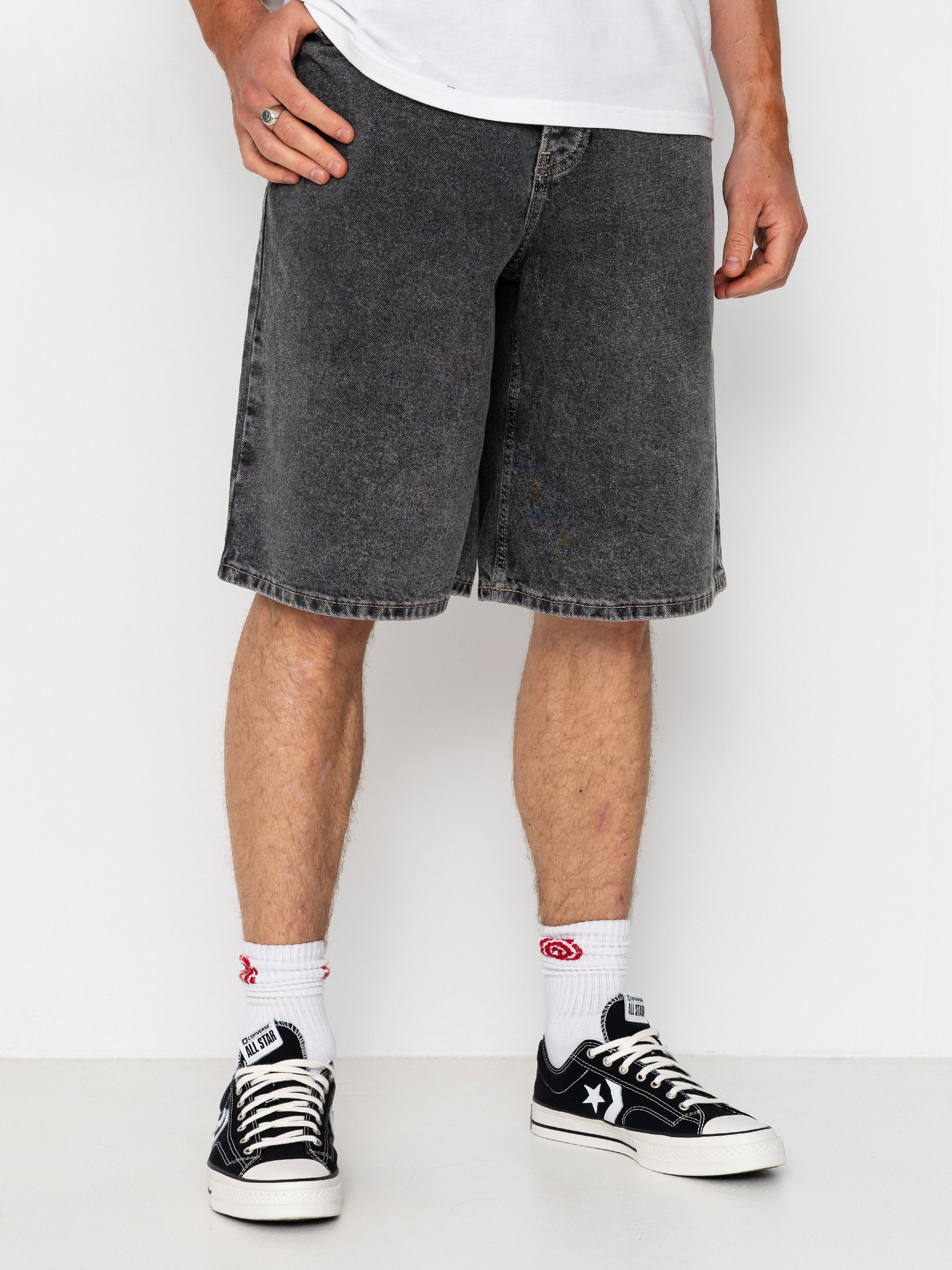 Element Big 5 Denim Wk Shorts (mid grey tint)