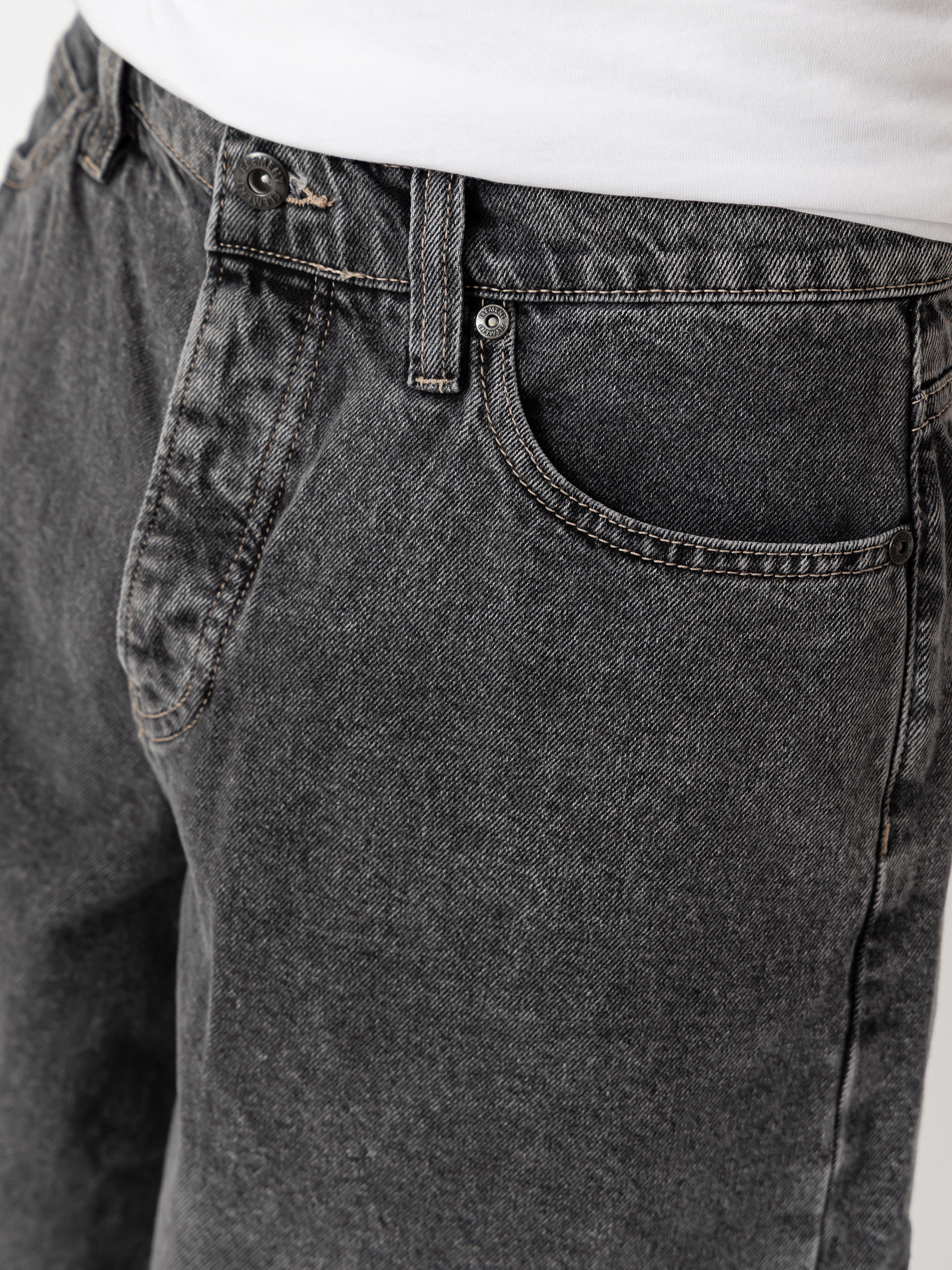 Element Big 5 Denim Wk Shorts (mid grey tint)