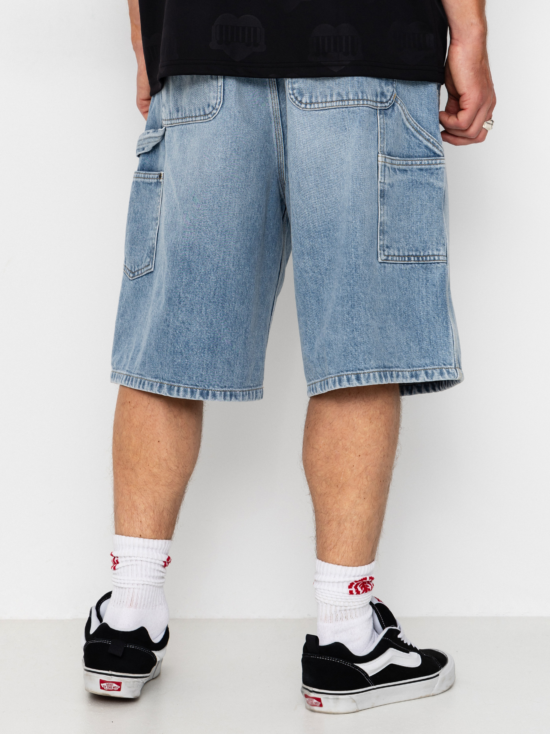 Carhartt WIP OG Double Knee Shorts (blue heavy worn bleached)