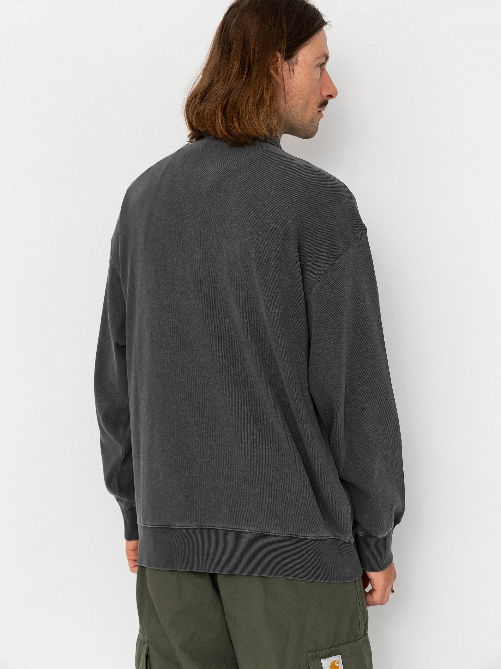 Carhartt WIP Sweatshirt Harper Polo (black)