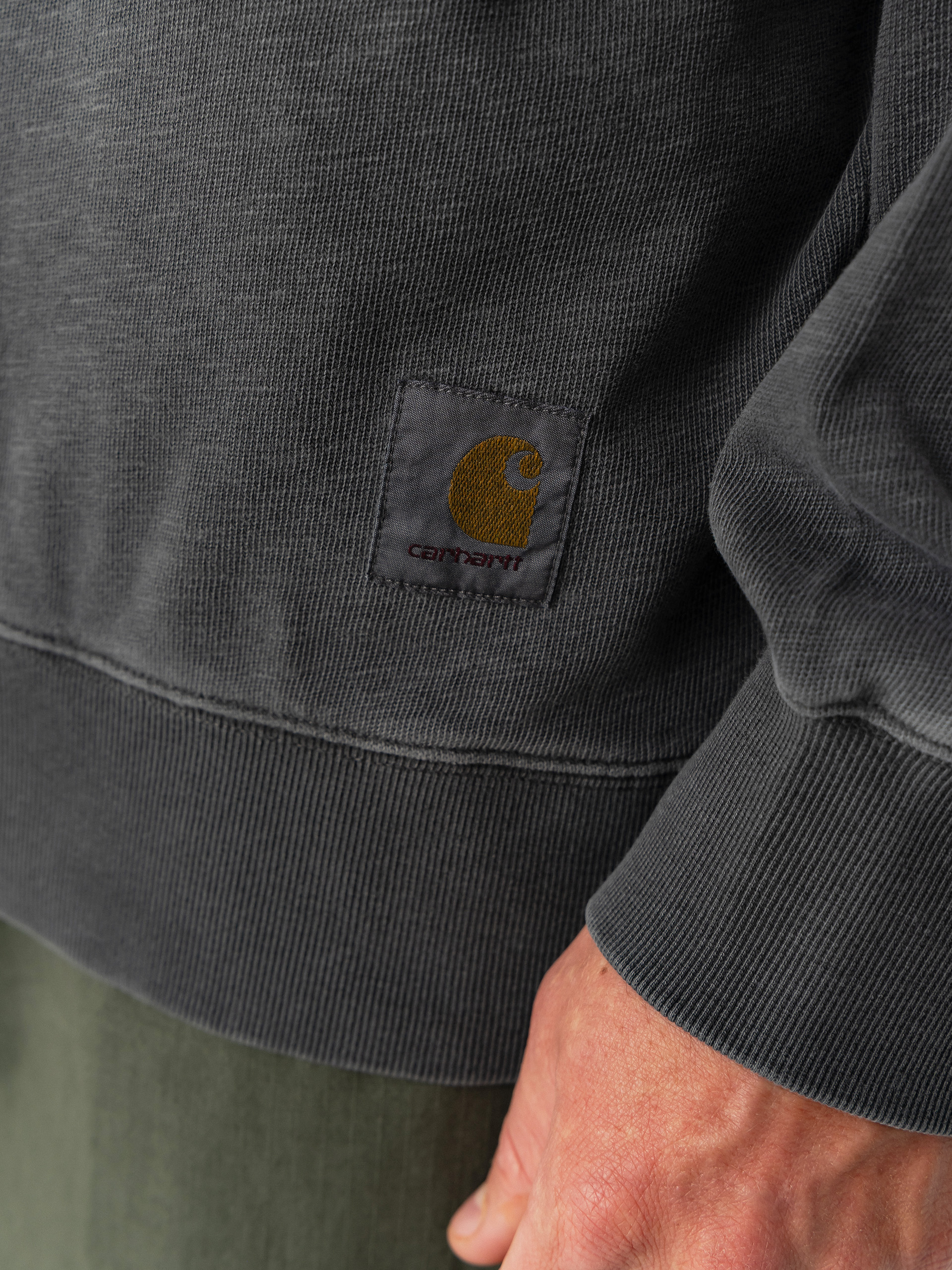Carhartt WIP Sweatshirt Harper Polo (black)