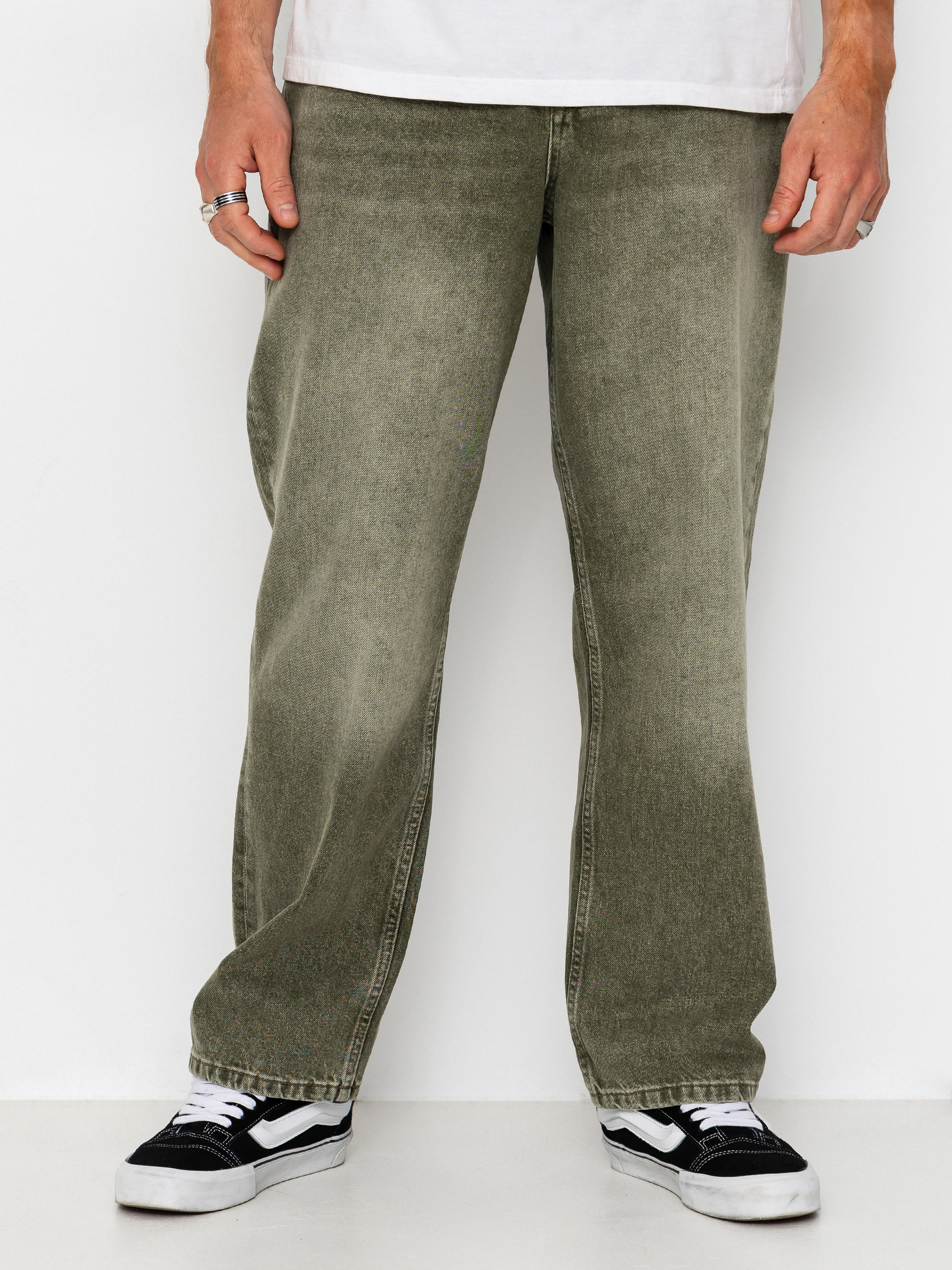 Homeboy Pants X Tra Baggy Dye Denim (washed green)