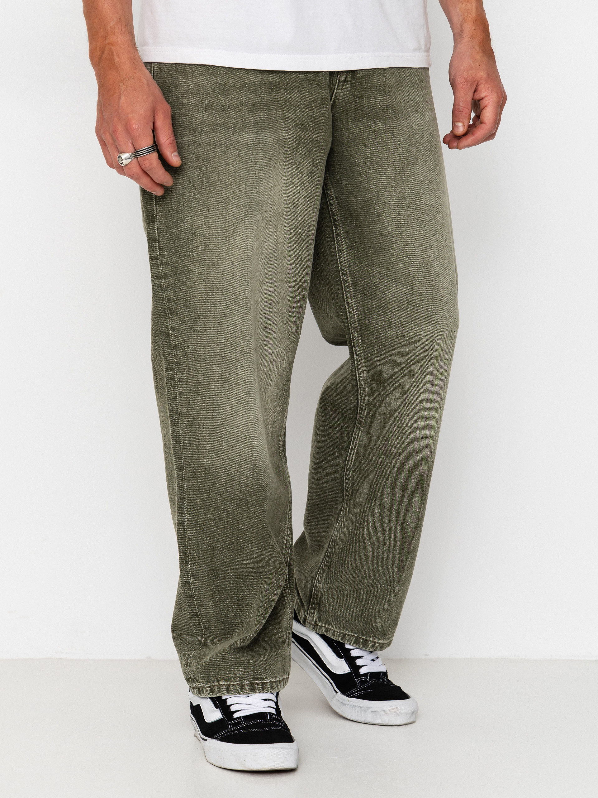 Homeboy Pants X Tra Baggy Dye Denim (washed green)
