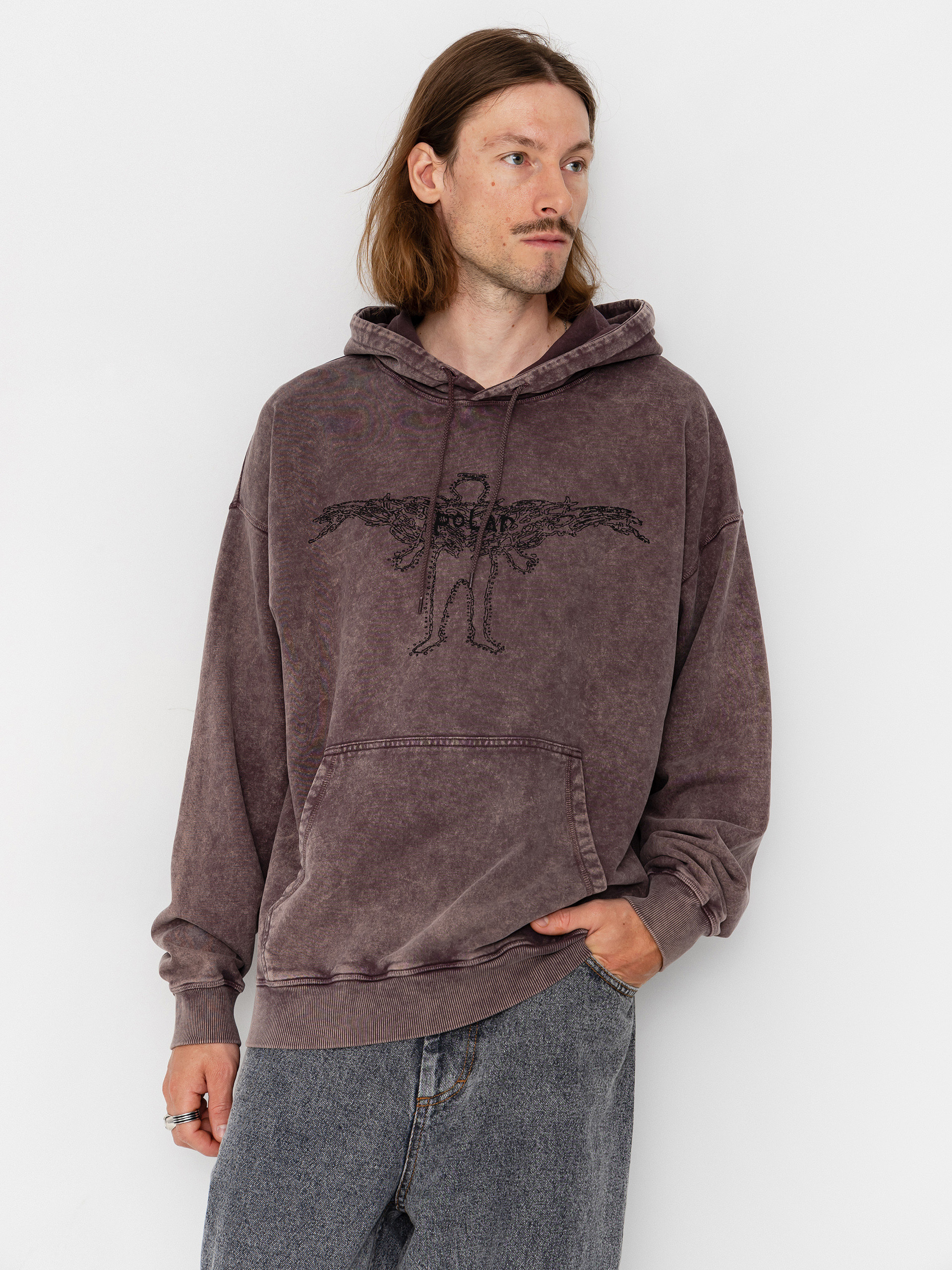 Polar Skate Hoodie Acid Frank Soul HD (bordeaux)