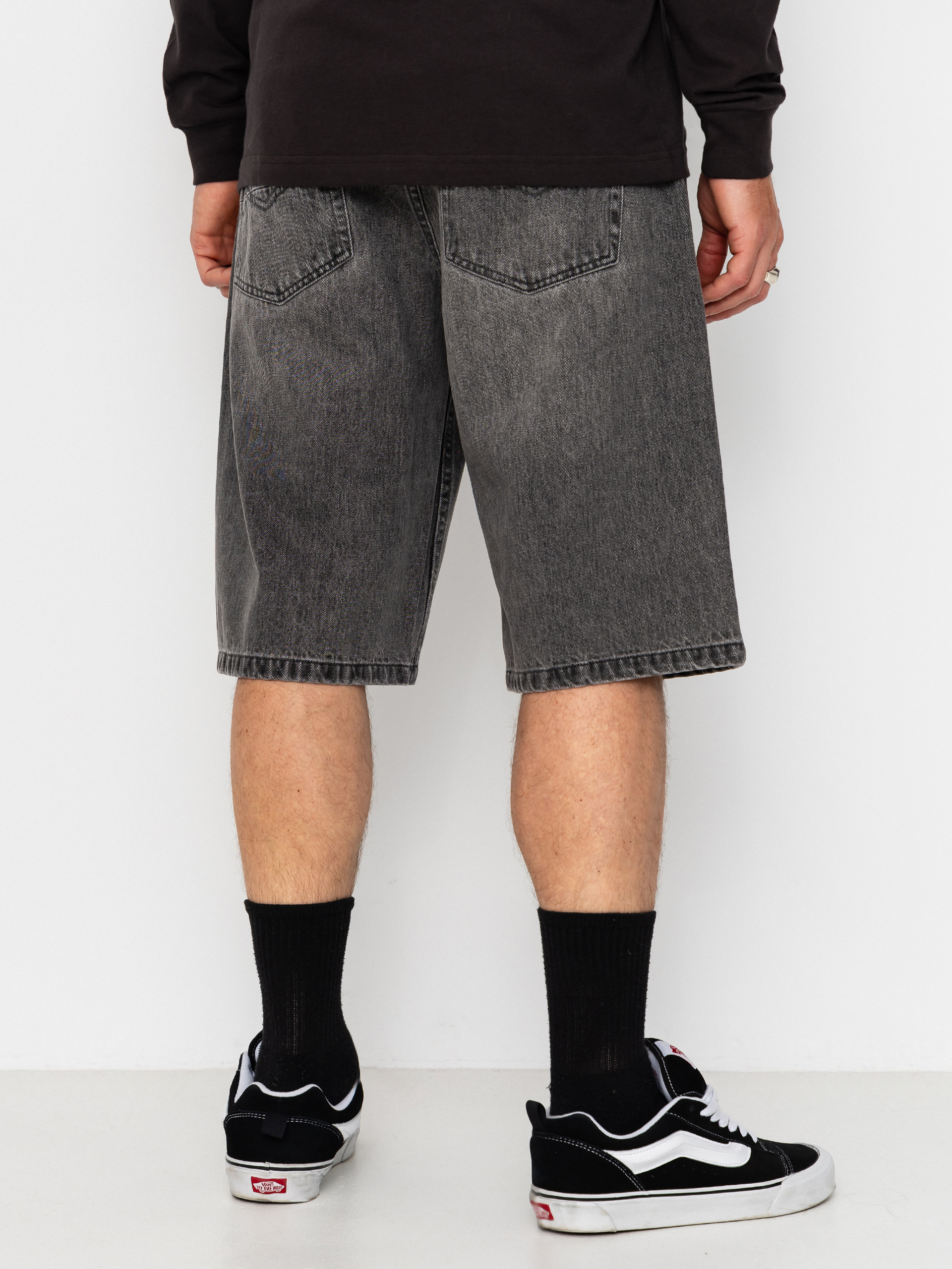 MassDnm Jeans Slang Shorts (grey)