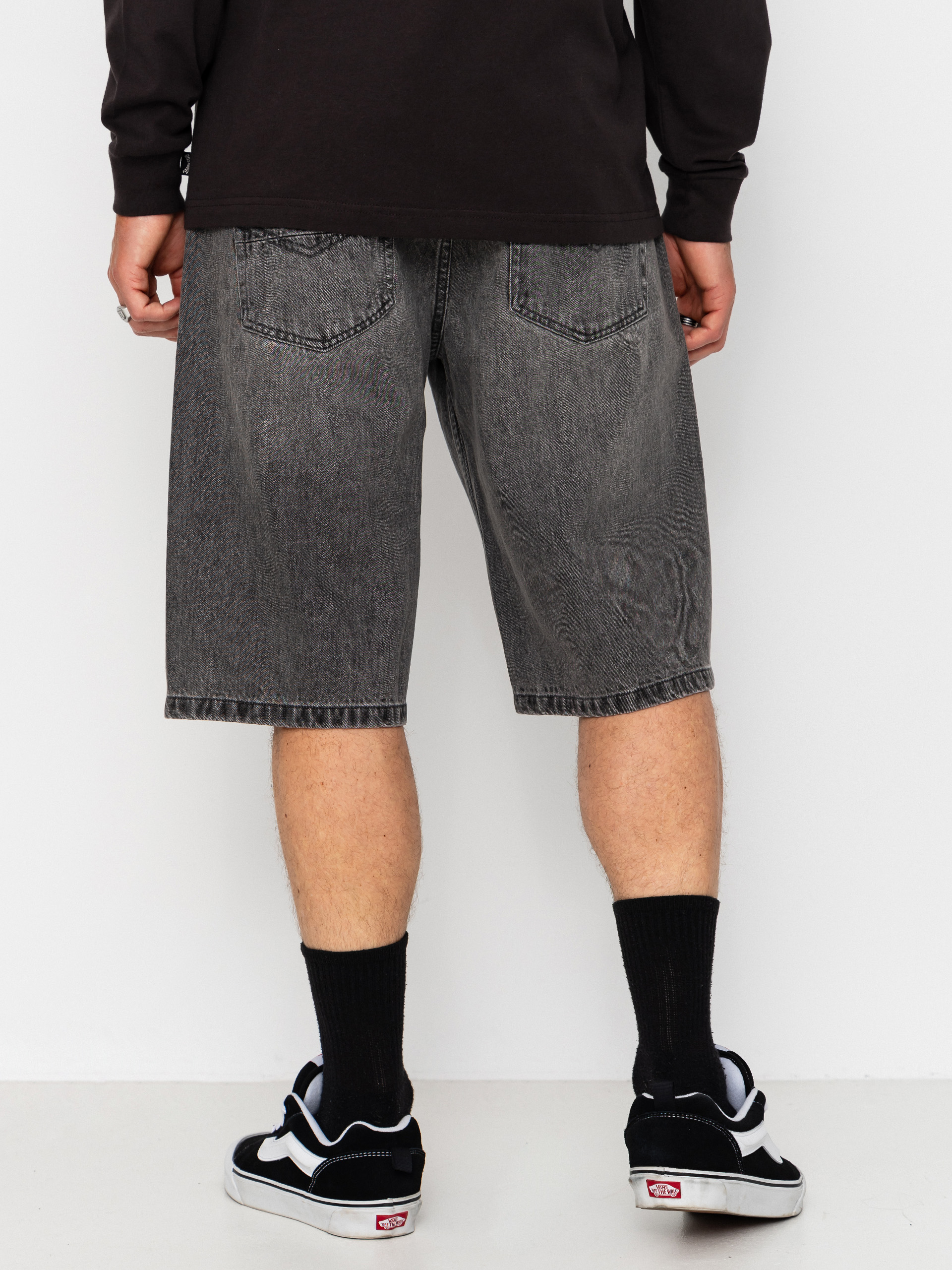 MassDnm Jeans Slang Shorts (grey)
