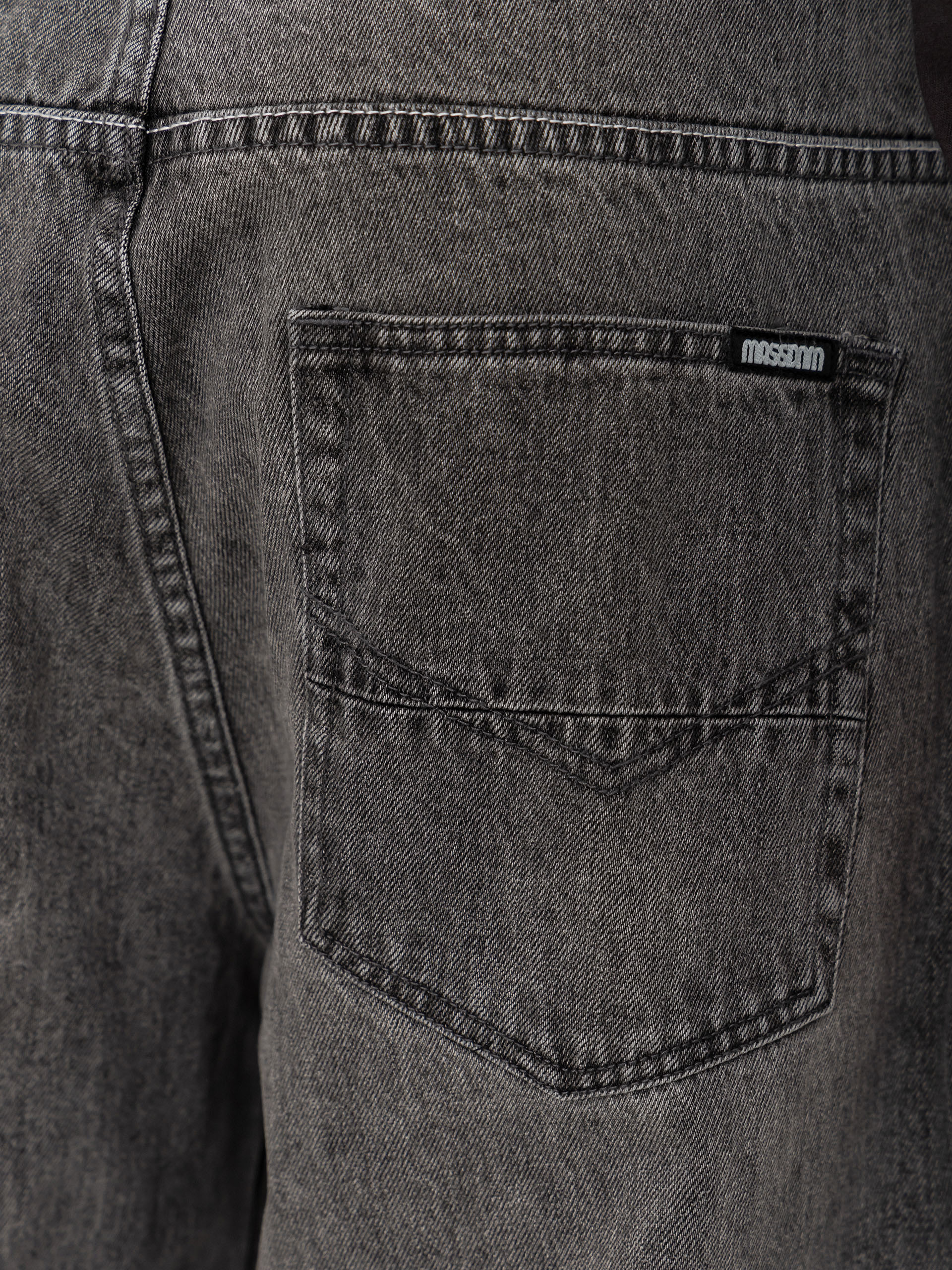 MassDnm Jeans Slang Shorts (grey)