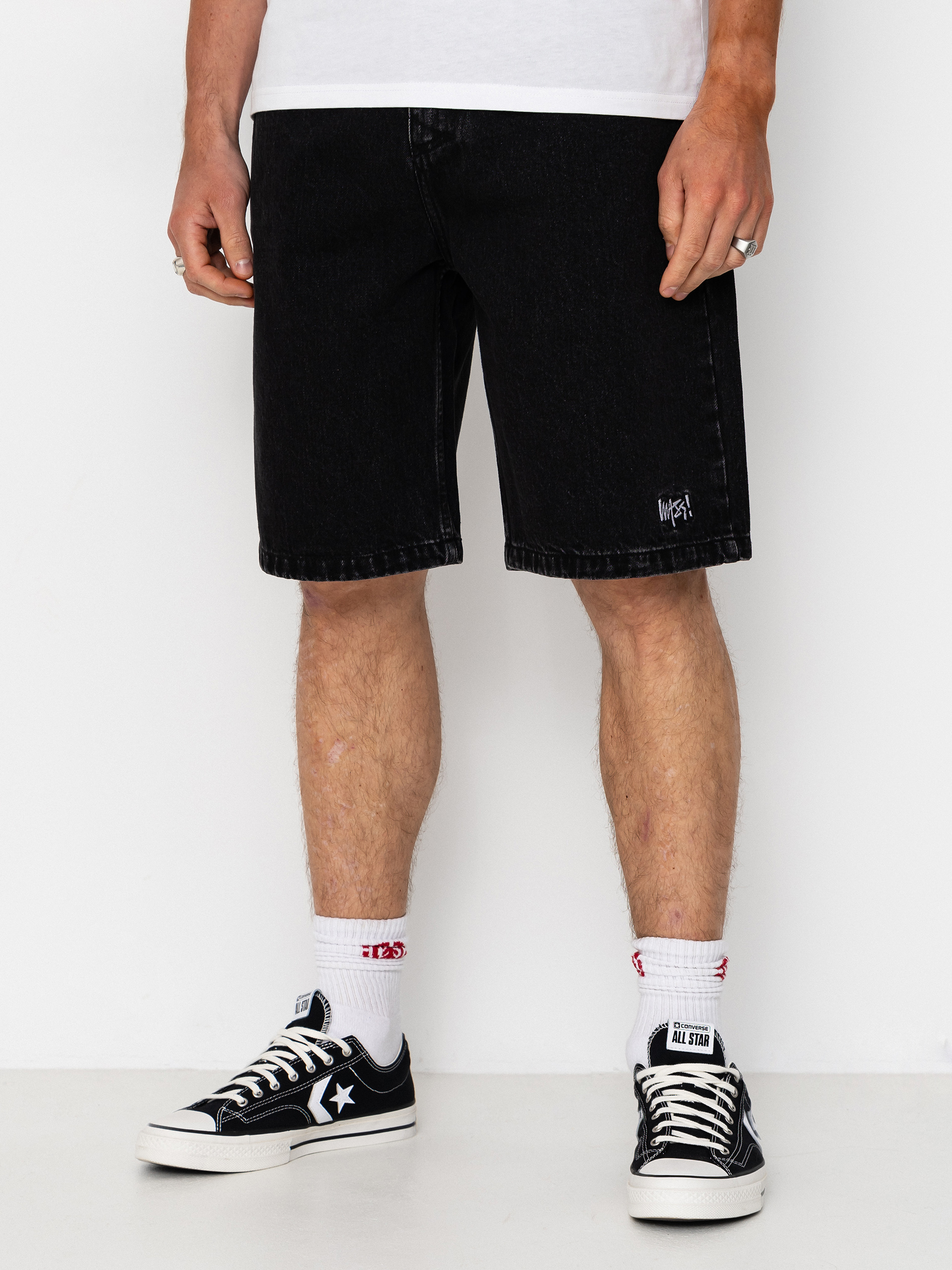 MassDnm Jeans Higher Shorts (black washed)