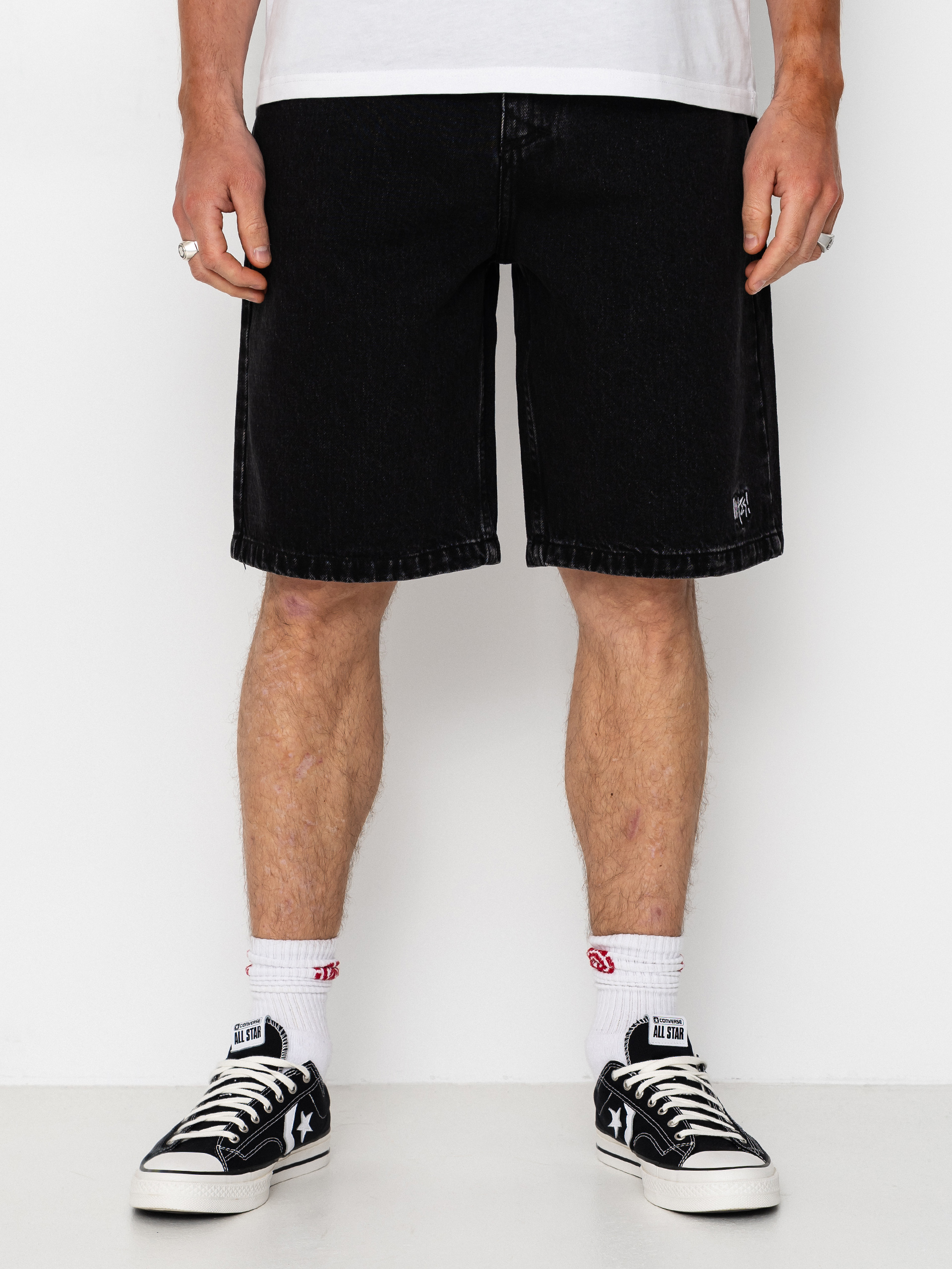 MassDnm Jeans Higher Shorts (black washed)