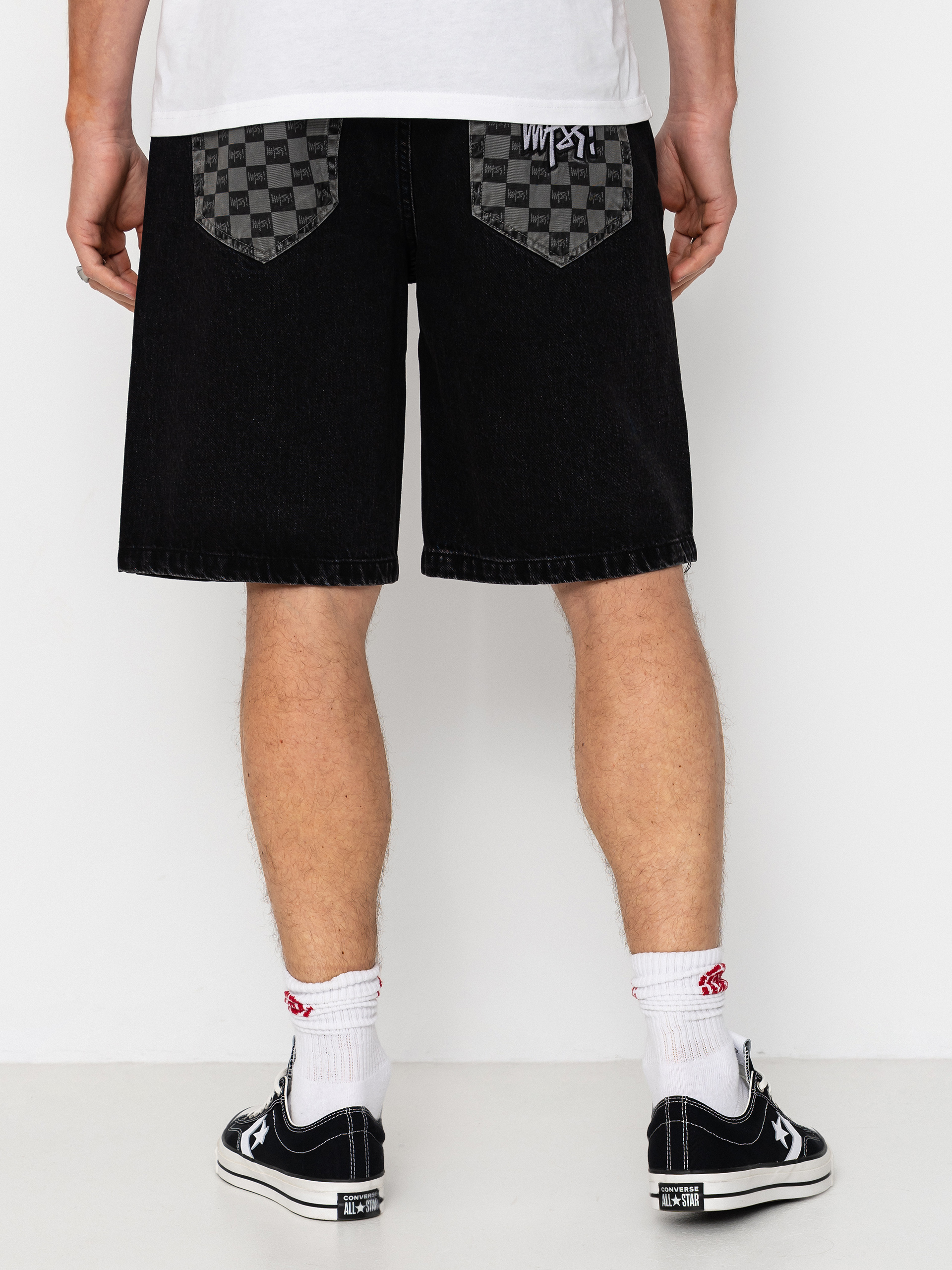 MassDnm Jeans Higher Shorts (black washed)