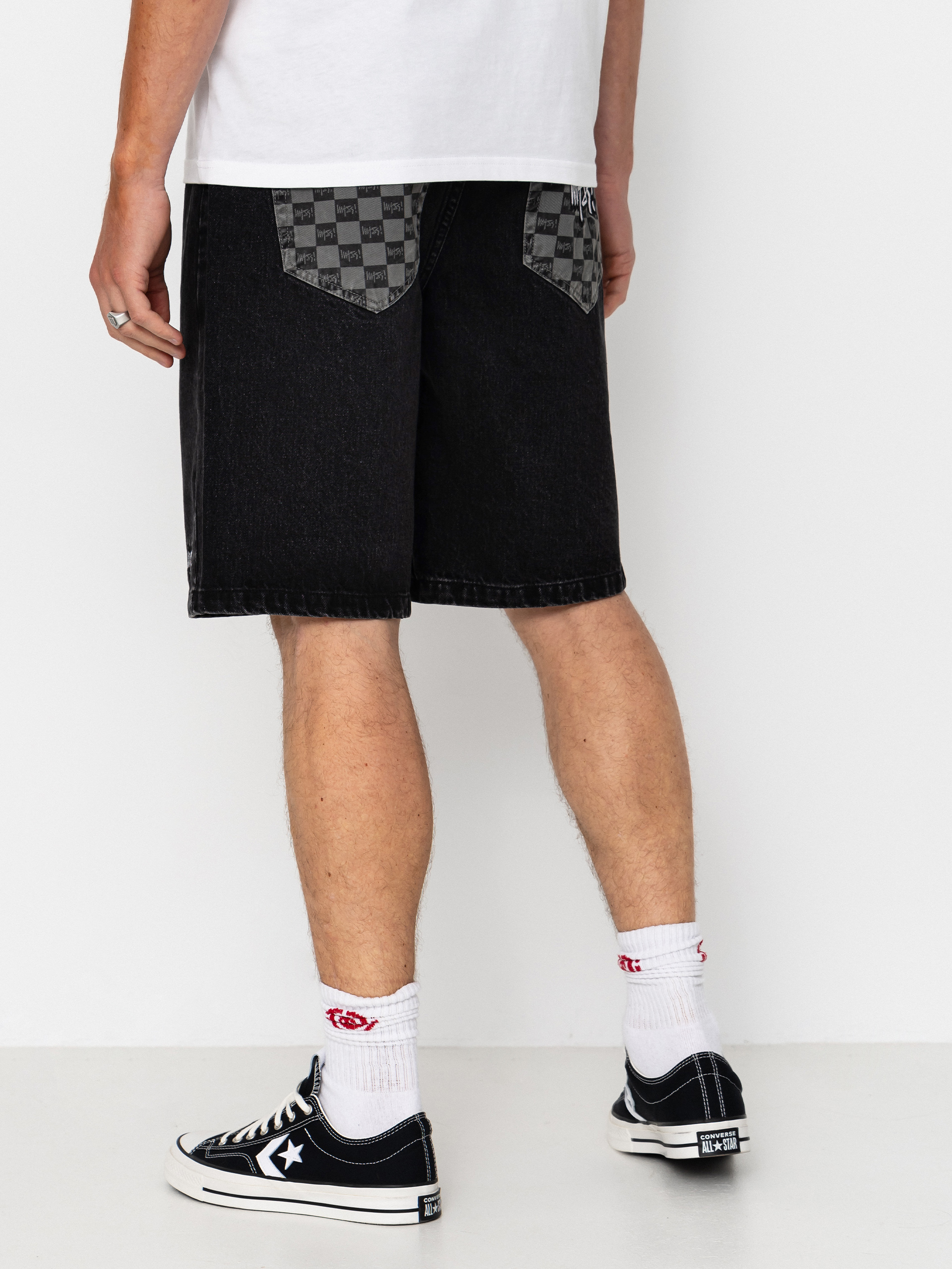 MassDnm Jeans Higher Shorts (black washed)