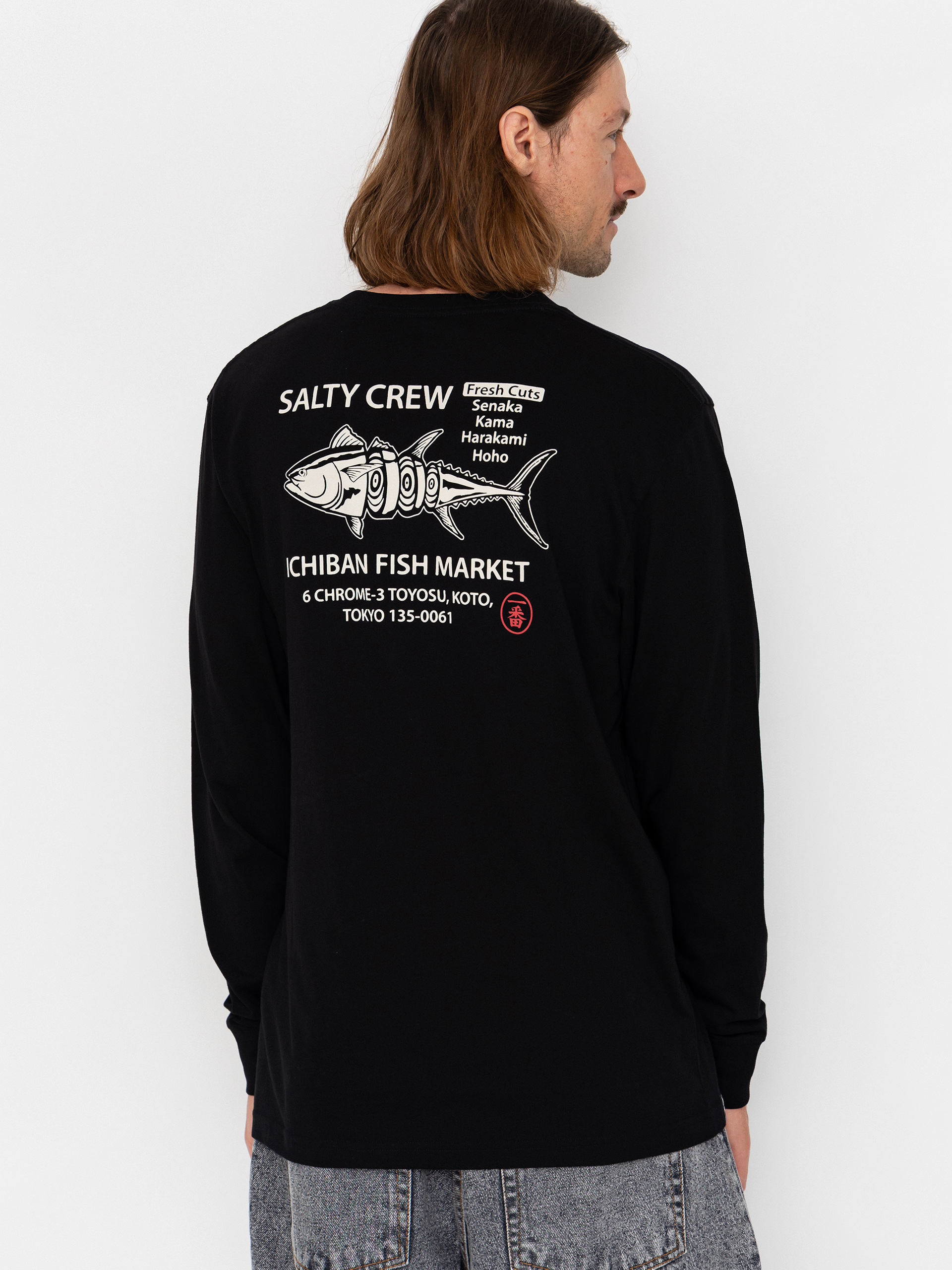 Salty Crew Longsleeve Ichiban (black)