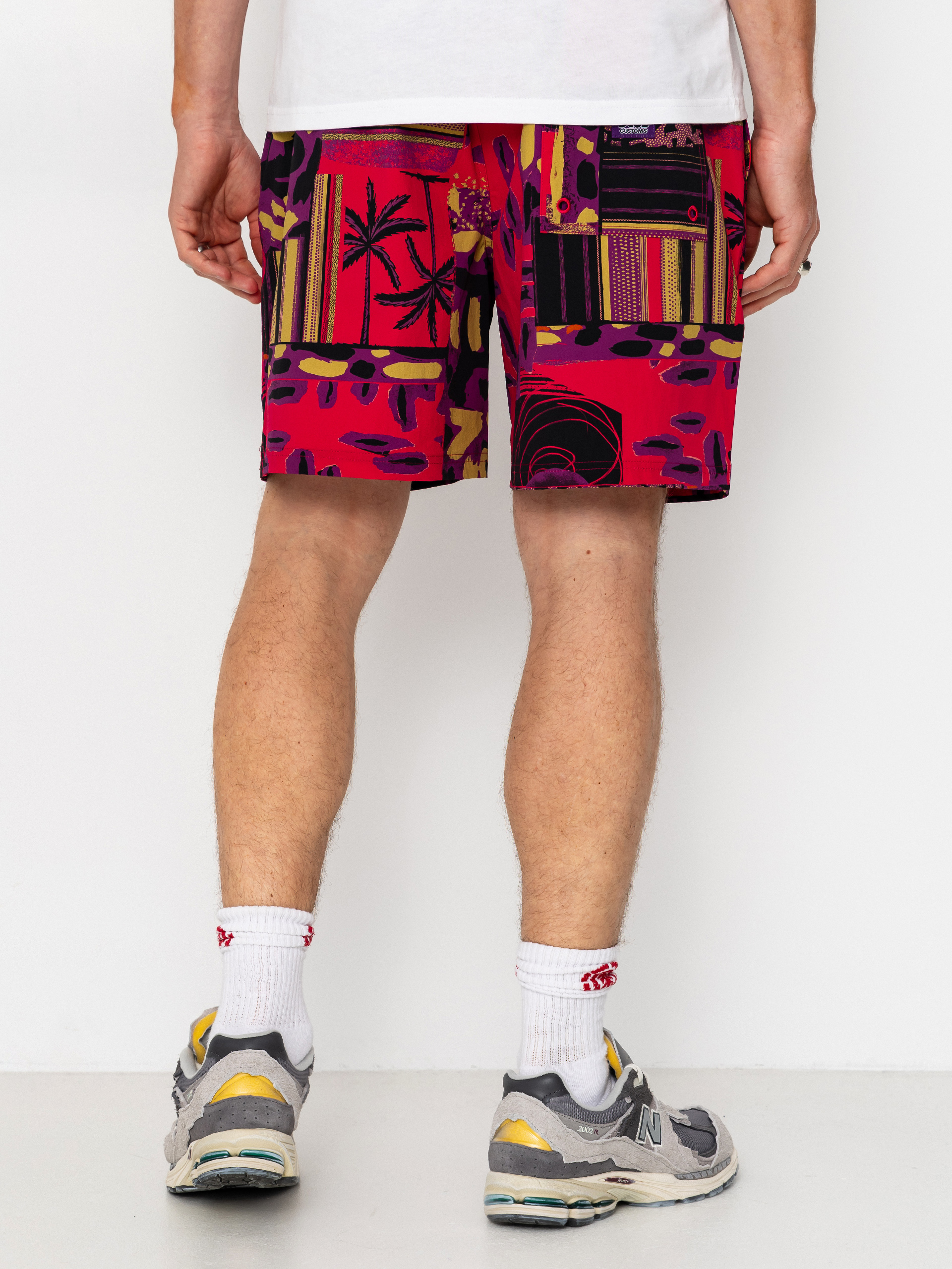 Deus Ex Machina Freamon Swim Shorts (melon red)