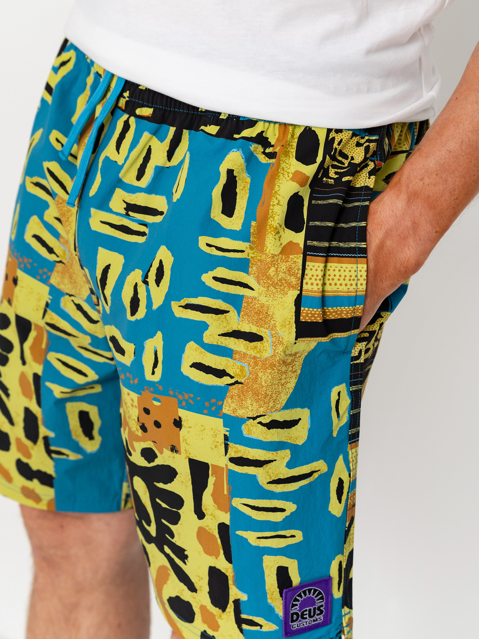 Deus Ex Machina Freamon Swim Shorts (yellow)