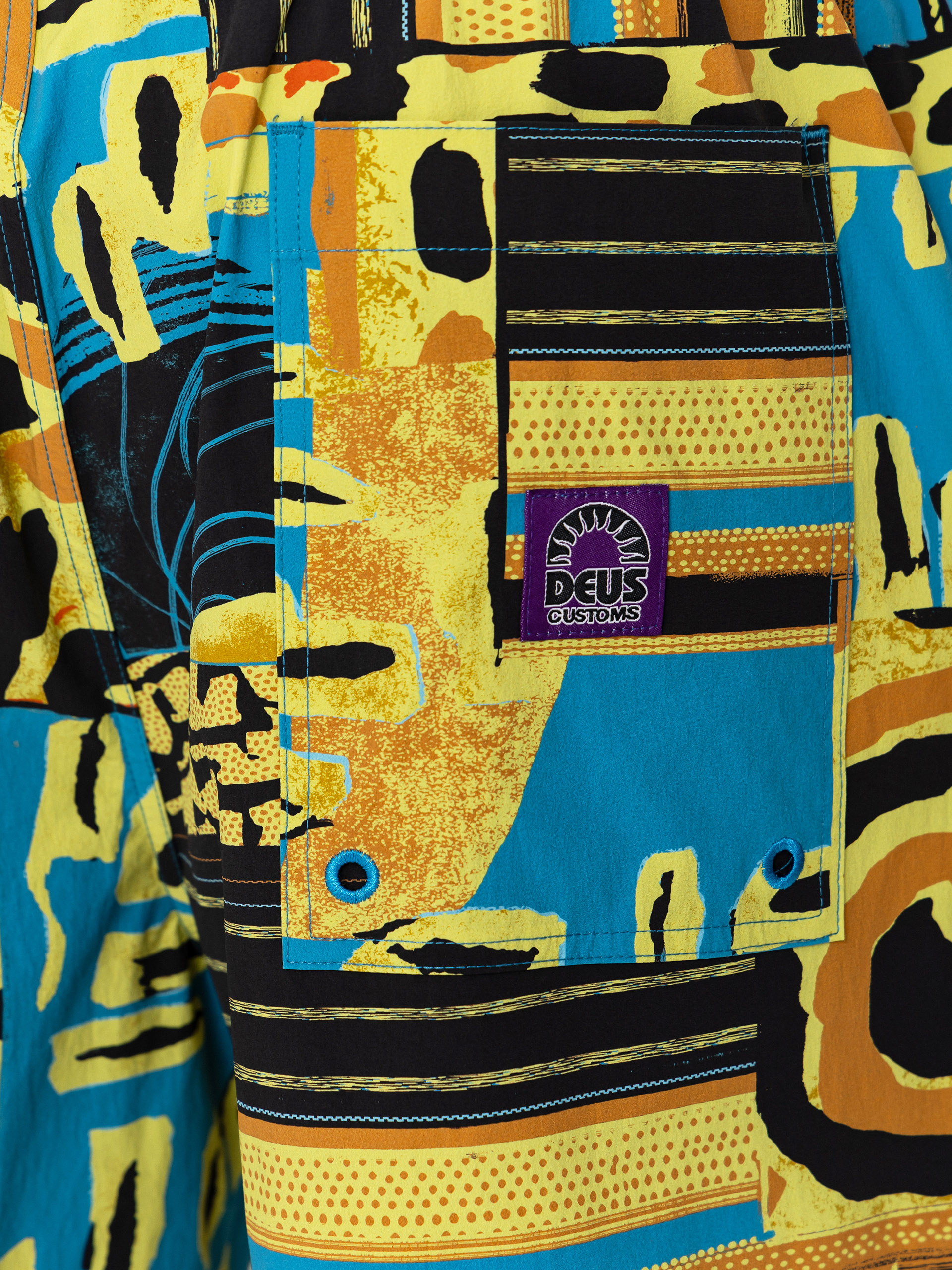 Deus Ex Machina Freamon Swim Shorts (yellow)
