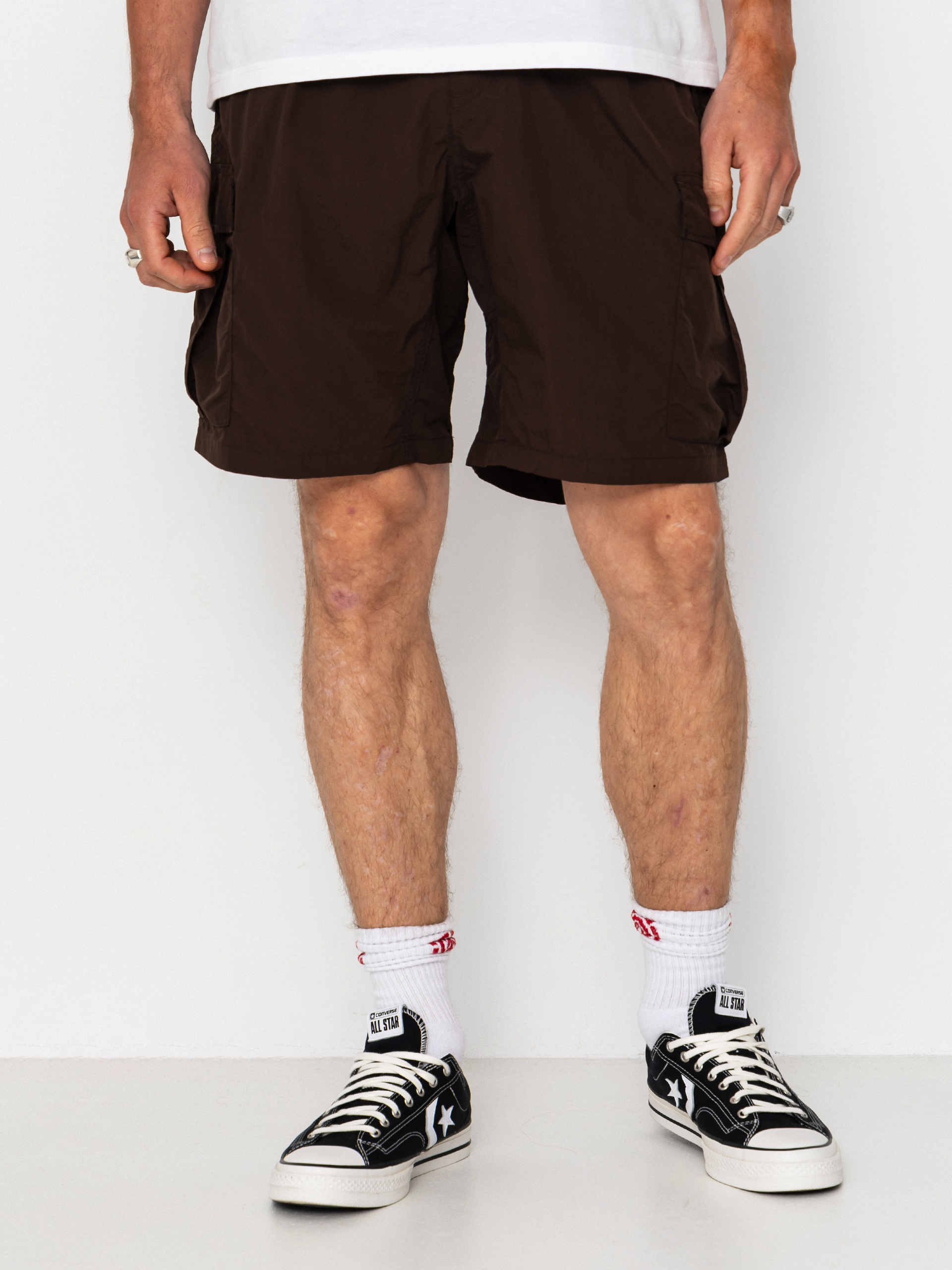 Gramicci Nylon Explorer Cargo Shorts (chocolate)