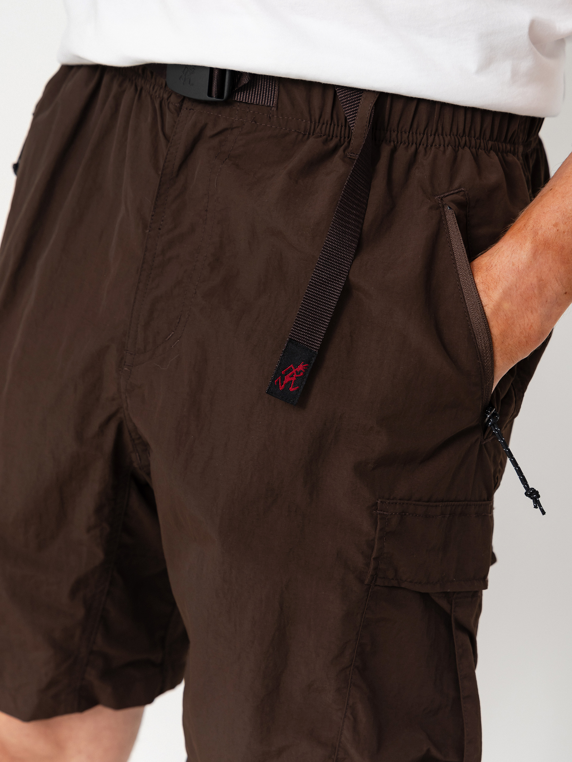 Gramicci Nylon Explorer Cargo Shorts (chocolate)