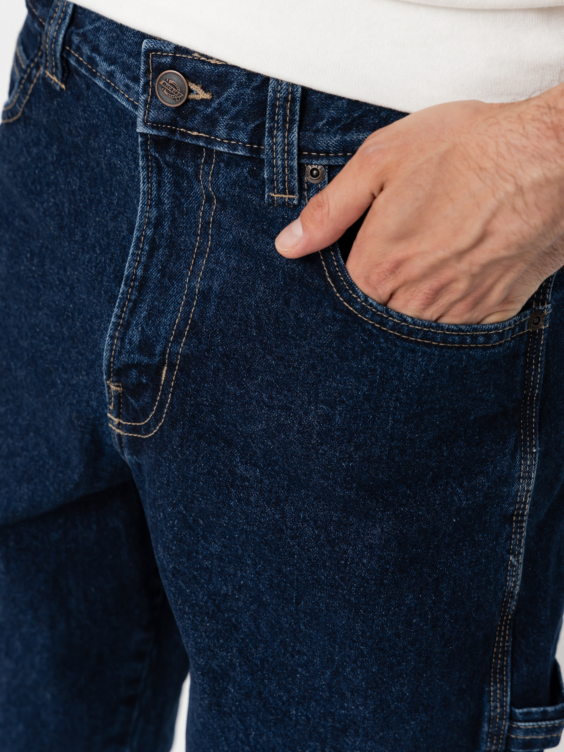 Dickies 993 11 Inch Carpenter Shorts (dark indigo)