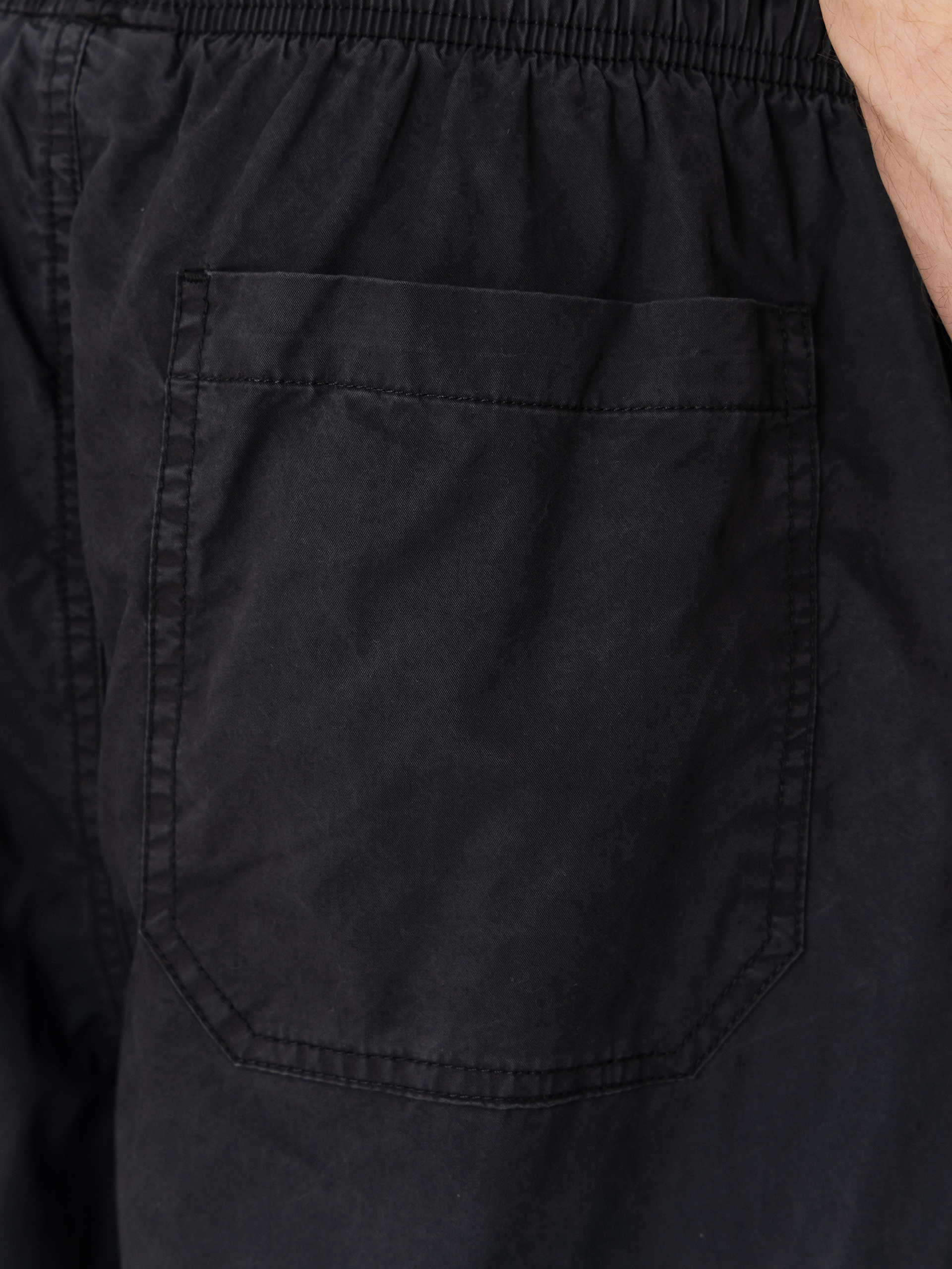 OBEY Easy Trail Shorts (black faded wash)