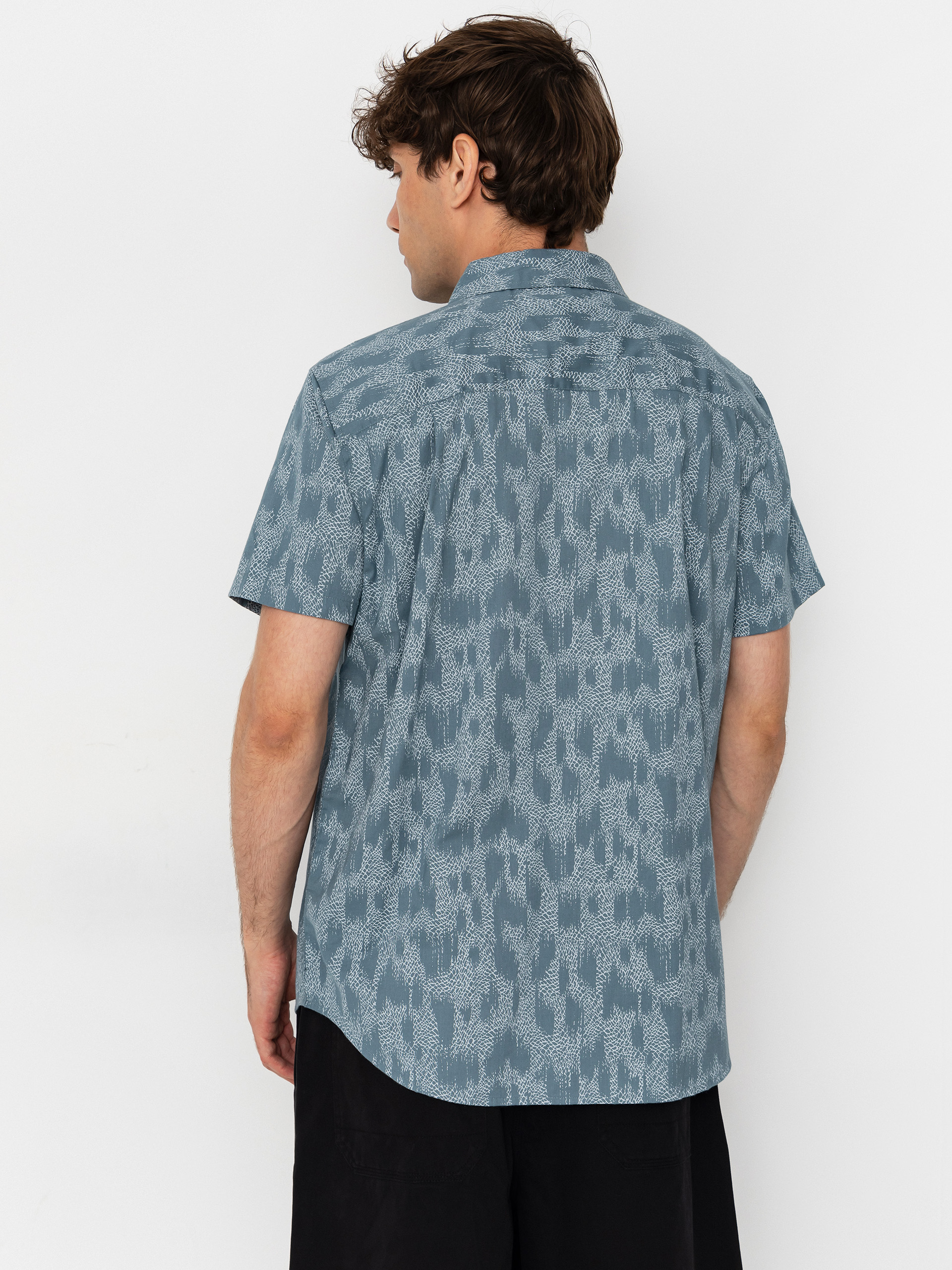 Brixton Charter Print Hemd (trooper crackle paint)